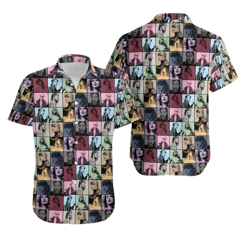 Summer Breeze Taylor Swift Hawaiian Shirt – Tropical Design for Swiftie Fans