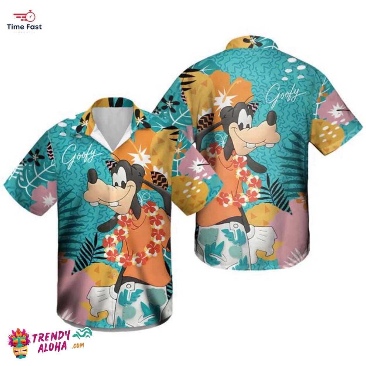 Summer Holiday Goofy and Mickey Mouse Disney Hawaiian Shirt Gift