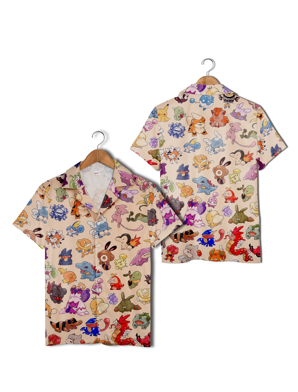 Summer Men’s Shirt Cute Seamless Pokemon Characters Hawaiian Shirt Summer Men’s Shirt Cute Seamless Pokemon Characters Hawaiian Shirt