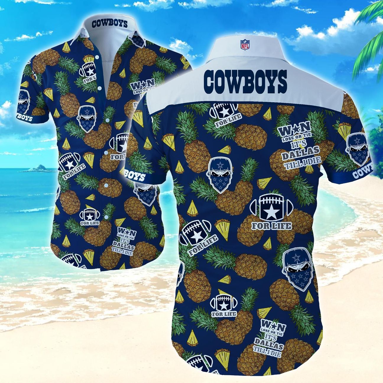 Summer Shirt NFL Dallas Cowboys Sport Hawaiian Shirt Funny Shirts