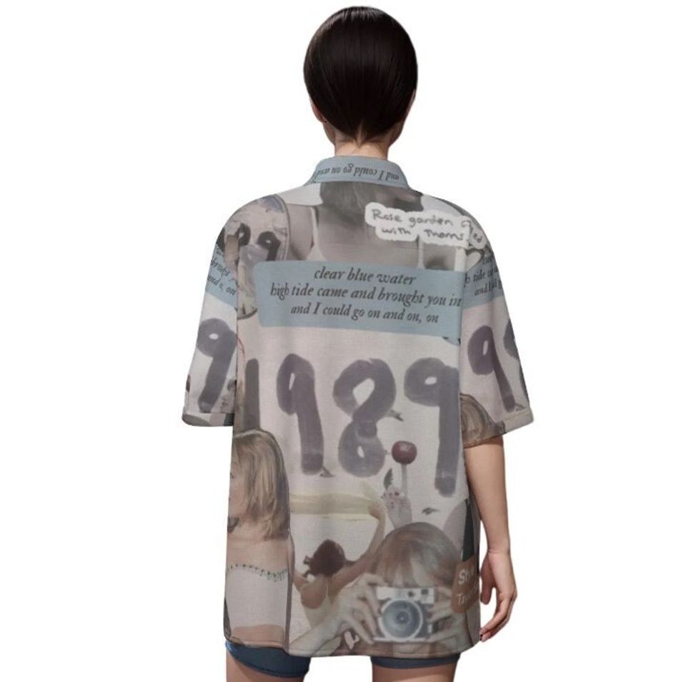 Summer Vibes Taylor Swift Hawaiian Shirt – Perfect for Concerts and Beach Days