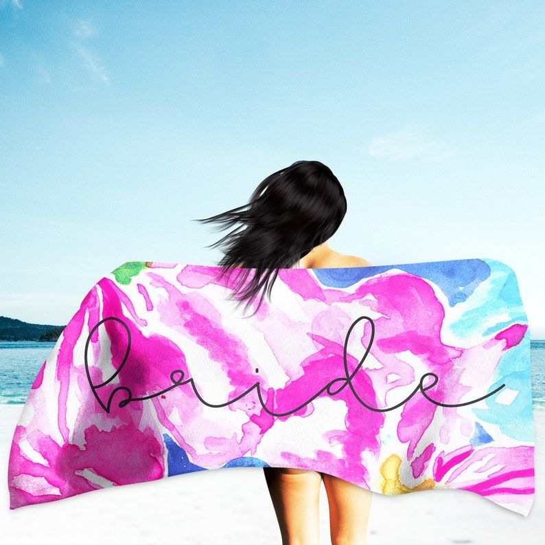 Super Soft Design Personalized Beach Towels Ideal Gift Beach Lovers