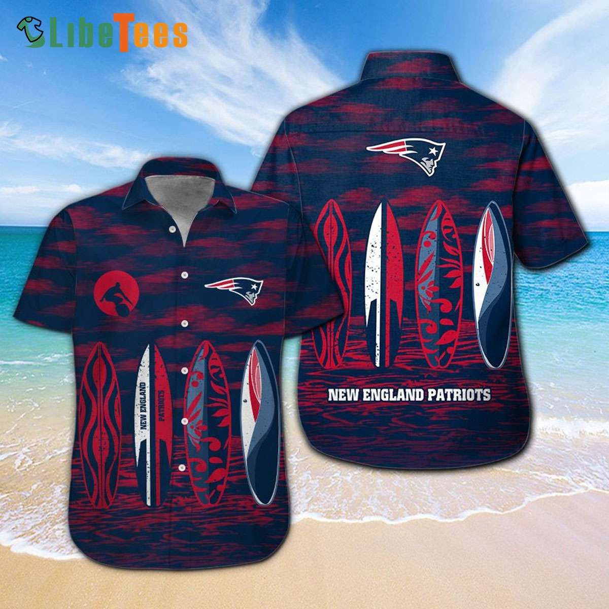 Surf Board Patriots Trendy Hawaiian Shirt Gifts For Patriots Fans Perfect Gifts For Your Loved Ones