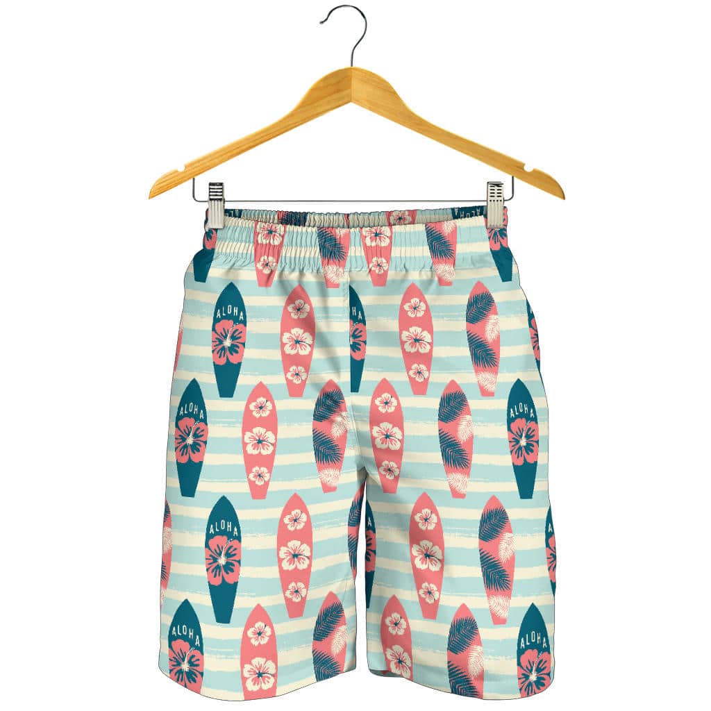 Surfboard Pattern Print Design 02 For Men Women Kid Shorts