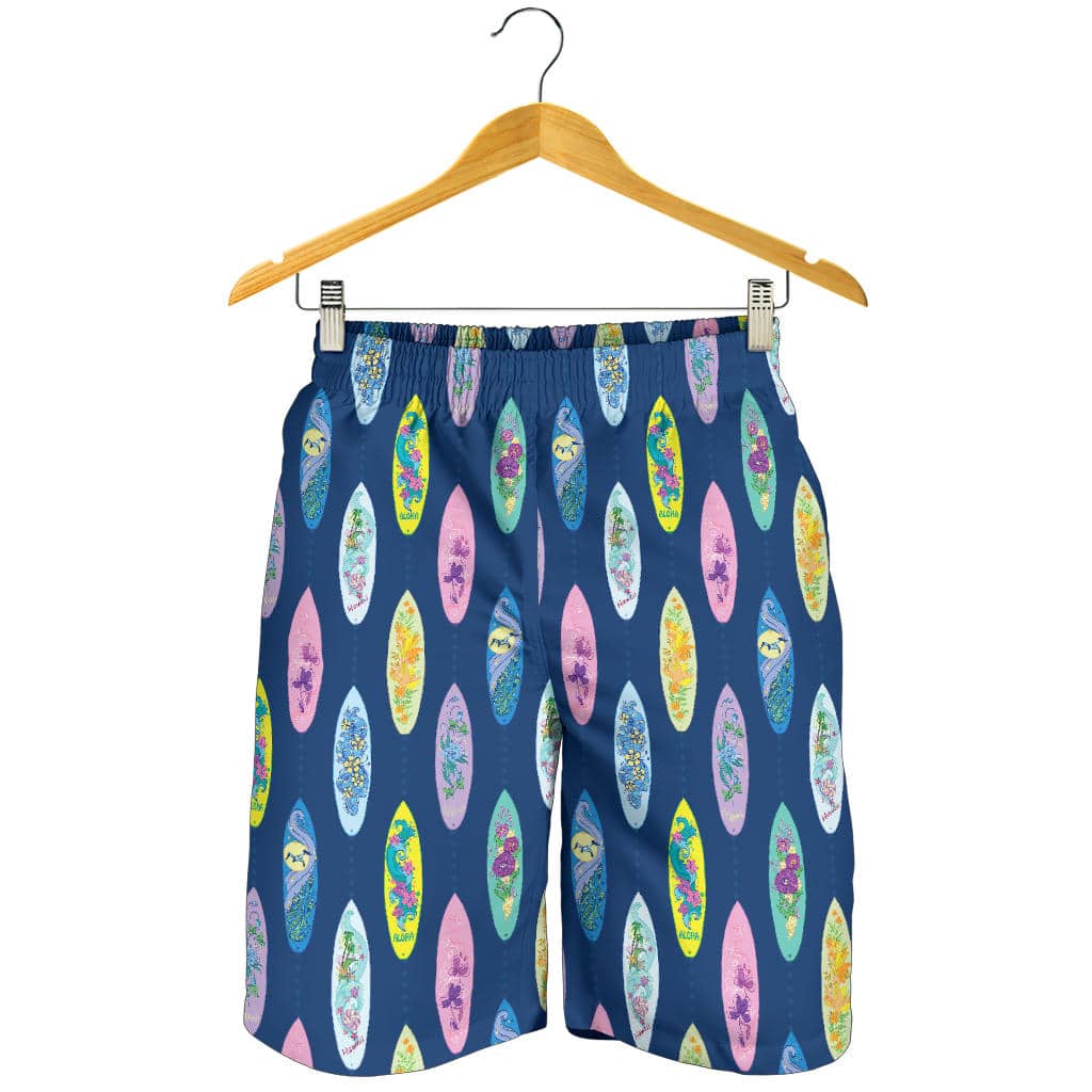 Surfboard Pattern Print Design 03 For Men Women Kid Shorts