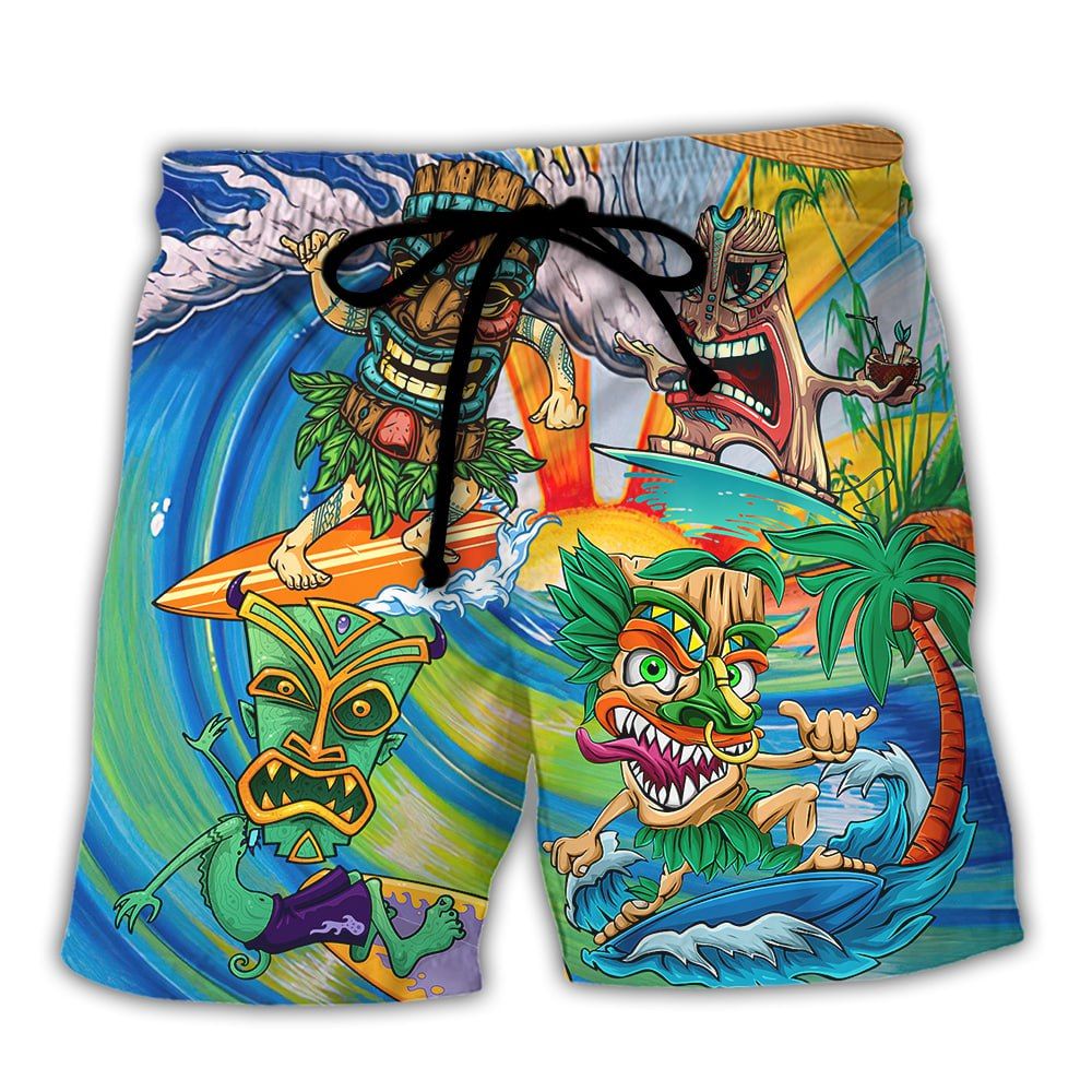 Surfing Funny Funny Tiki Show Me Your Tikis Surfing Lovers Trendy Aloha Hawaiian Beach Shorts Surfing Funny Funny Tiki Show Me Your Tikis Surfing Lovers Trendy Aloha Hawaiian Beach Shorts