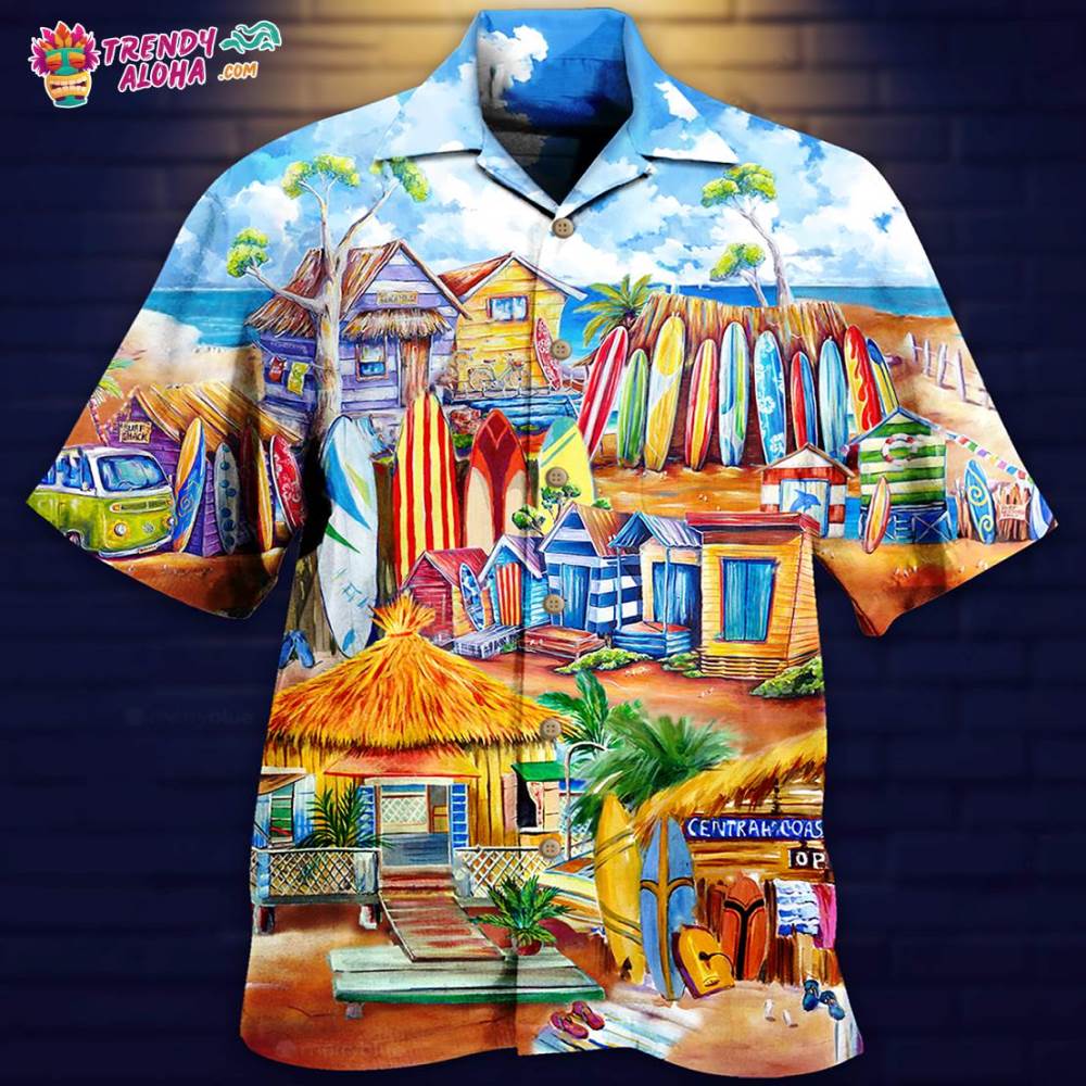 Surfing Store And Beach Hawaiian Shirt – Trendy Aloha