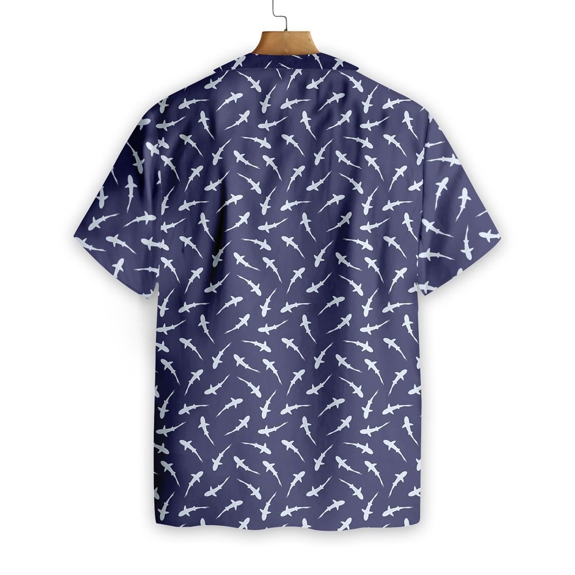 Surfing with Sharks: Shark Theme Hawaiian Beach Shirt