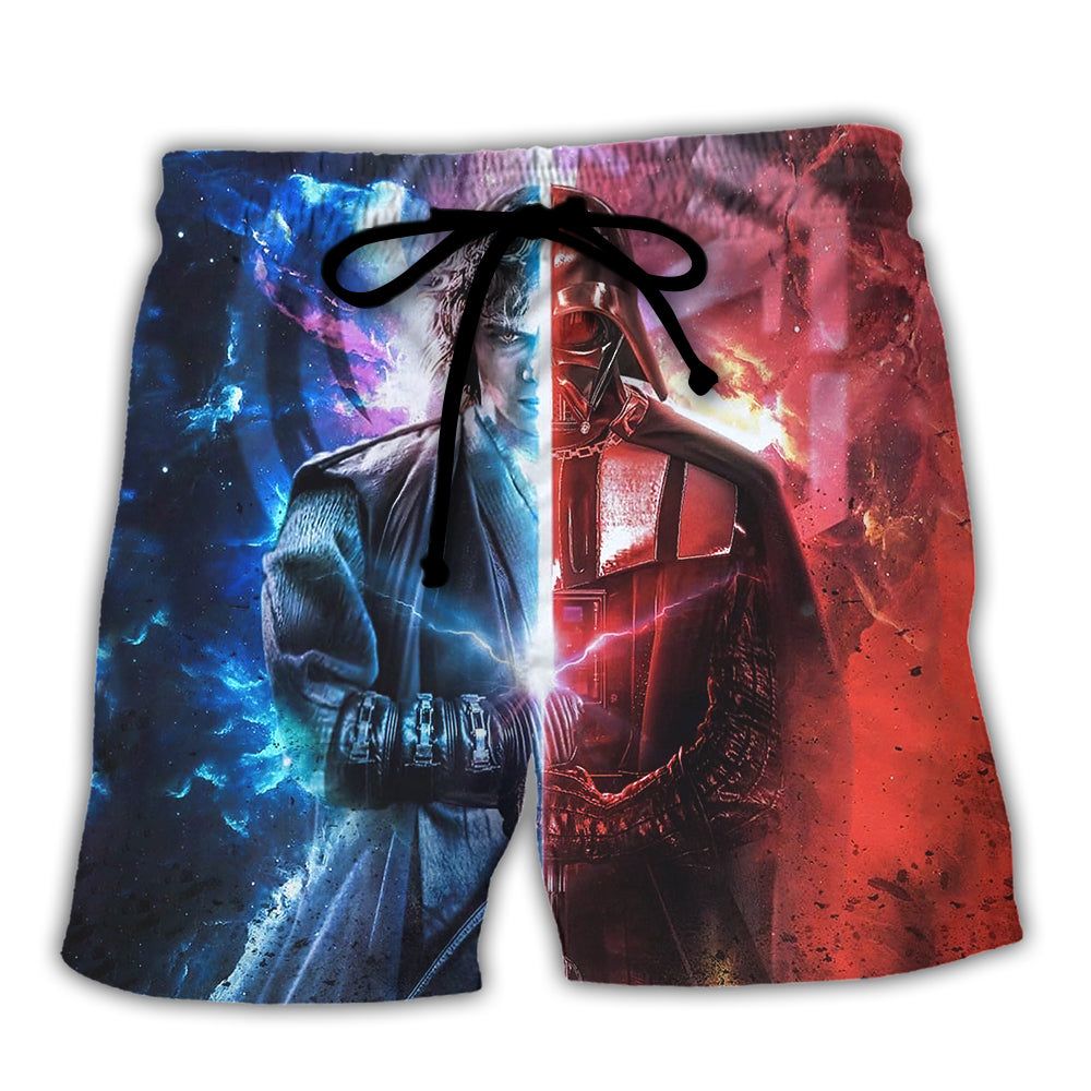 Sw Darth Vader Cool Trendy Aloha Hawaiian Beach Shorts Sw Darth Vader Cool Trendy Aloha Hawaiian Beach Shorts