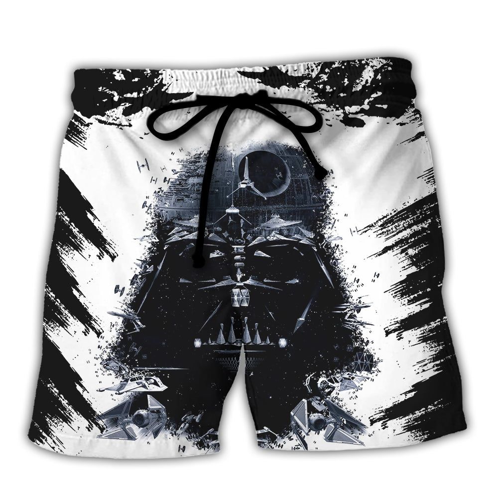 Sw Darth Vader So Cool Trendy Aloha Hawaiian Beach Shorts Sw Darth Vader So Cool Trendy Aloha Hawaiian Beach Shorts