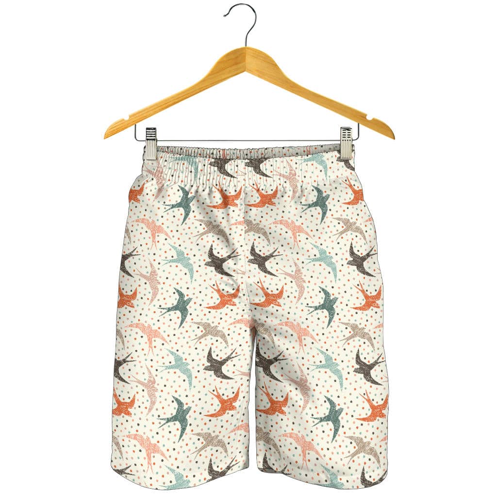 Swallow Pattern Print Design 02 For Men Women Kid Shorts