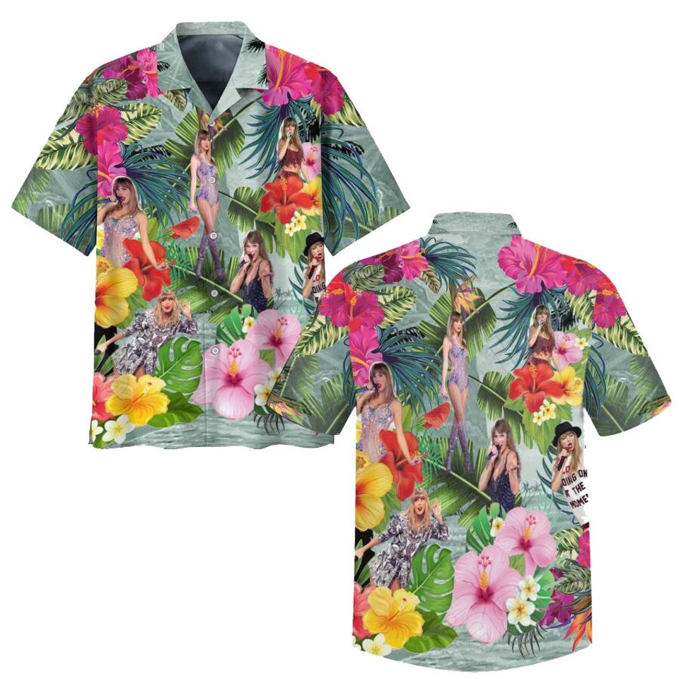 Swiftie Beach Vibes Taylor Swift Hawaiian Shirt – Tropical Summer Edition