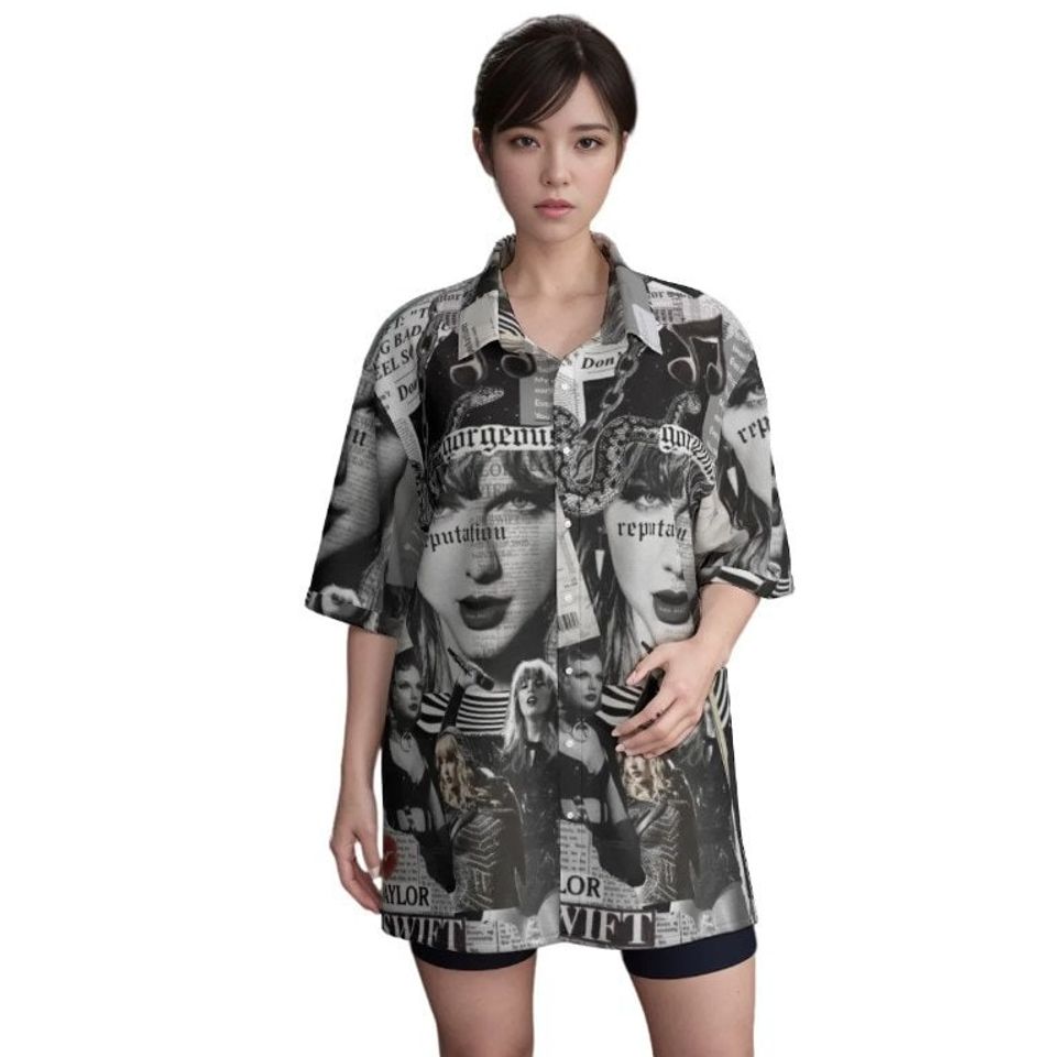Swiftie Paradise Taylor Swift Hawaiian Shirt – Tropical Getaway Ready