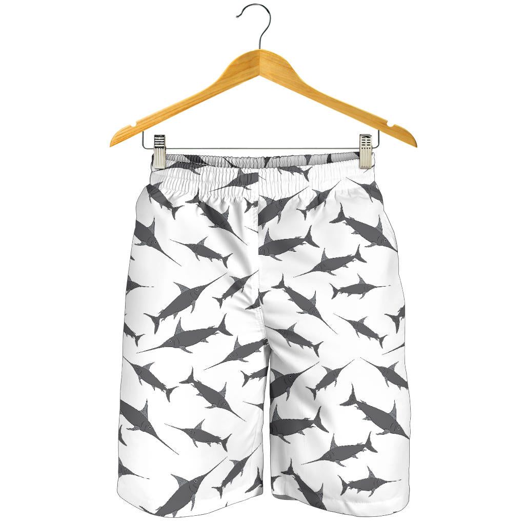 Swordfish Pattern Print Design 04 For Men Women Kid Shorts