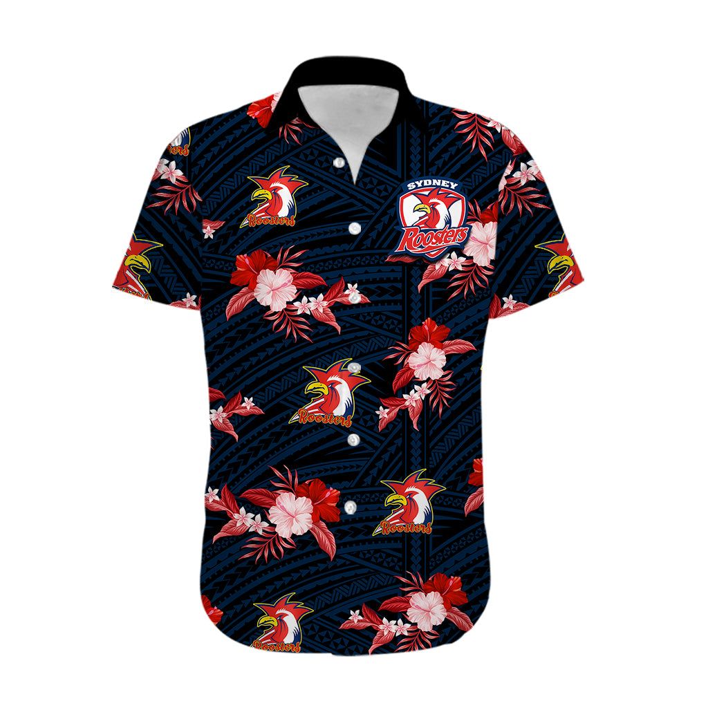Sydney Roosters 2023 NRL Hawaiian Personalized Rooster Crow Shirt