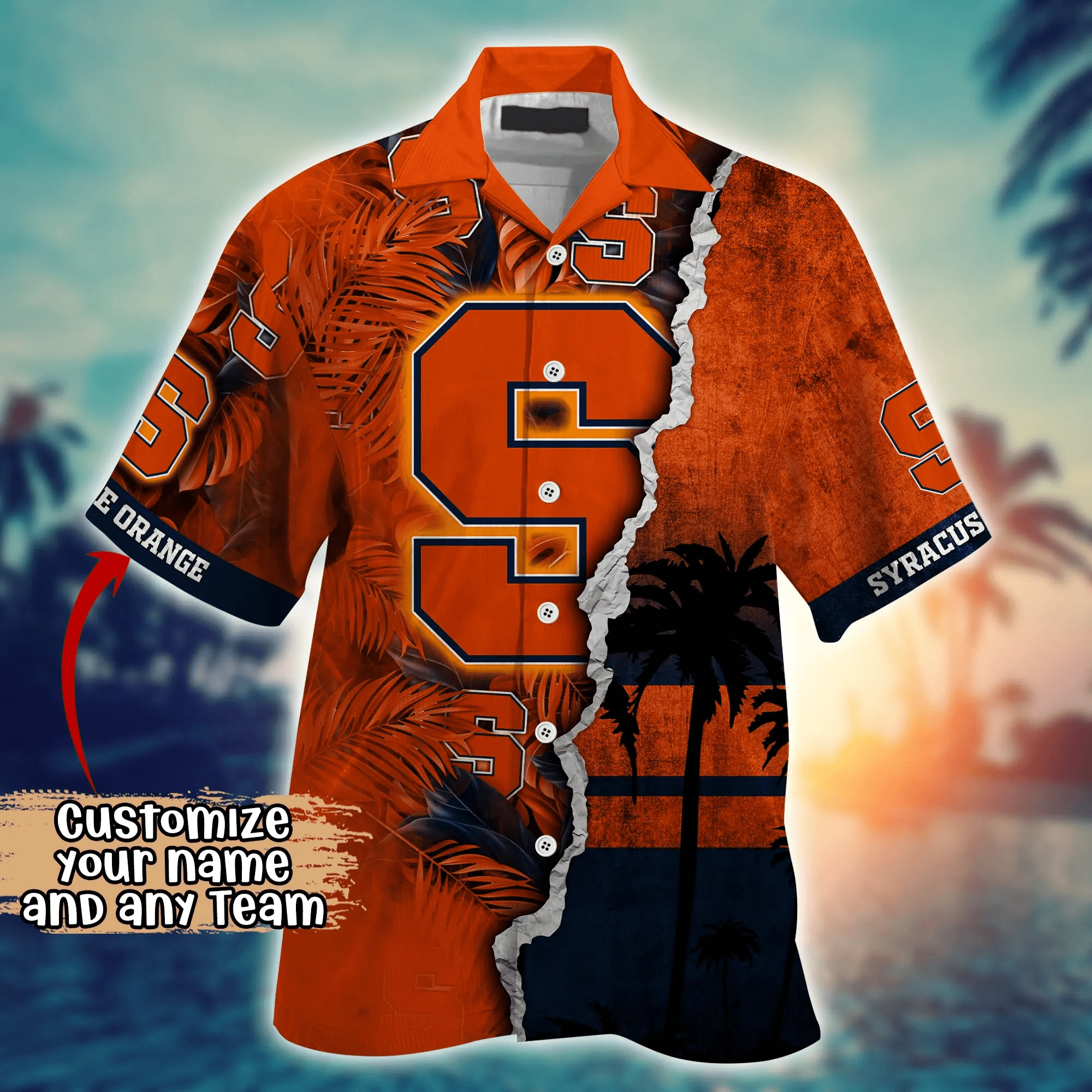 Syracuse Orange NCAA Hawaiian Shirt Custom Lemonade Stands Aloha Shirt