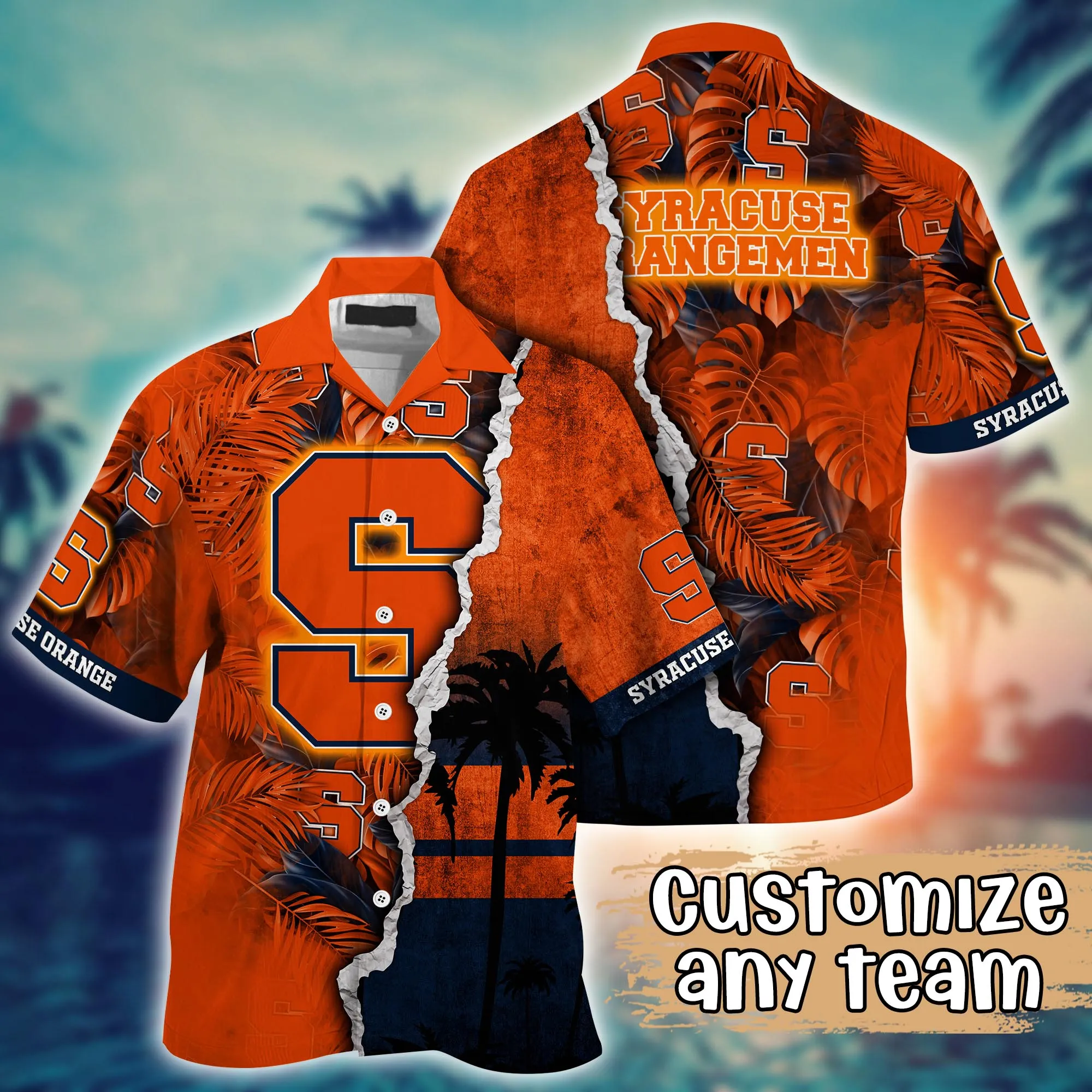 Syracuse Orange NCAA Hawaiian Shirt Custom Lemonade Stands Aloha Shirt Syracuse Orange NCAA Hawaiian Shirt Custom Lemonade Stands Aloha Shirt