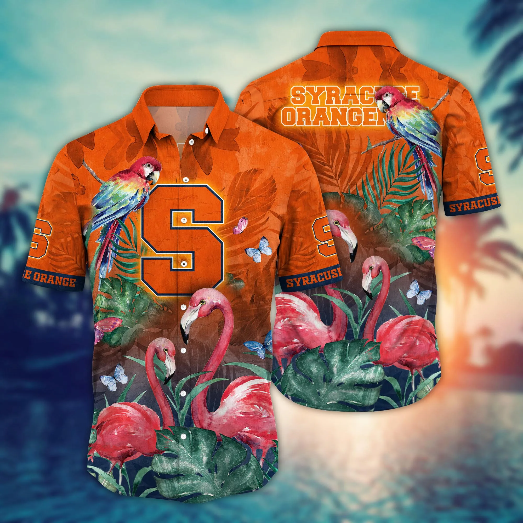Syracuse Orange NCAA Hawaiian Shirt Warm Days Aloha Shirt Syracuse Orange NCAA Hawaiian Shirt Warm Days Aloha Shirt