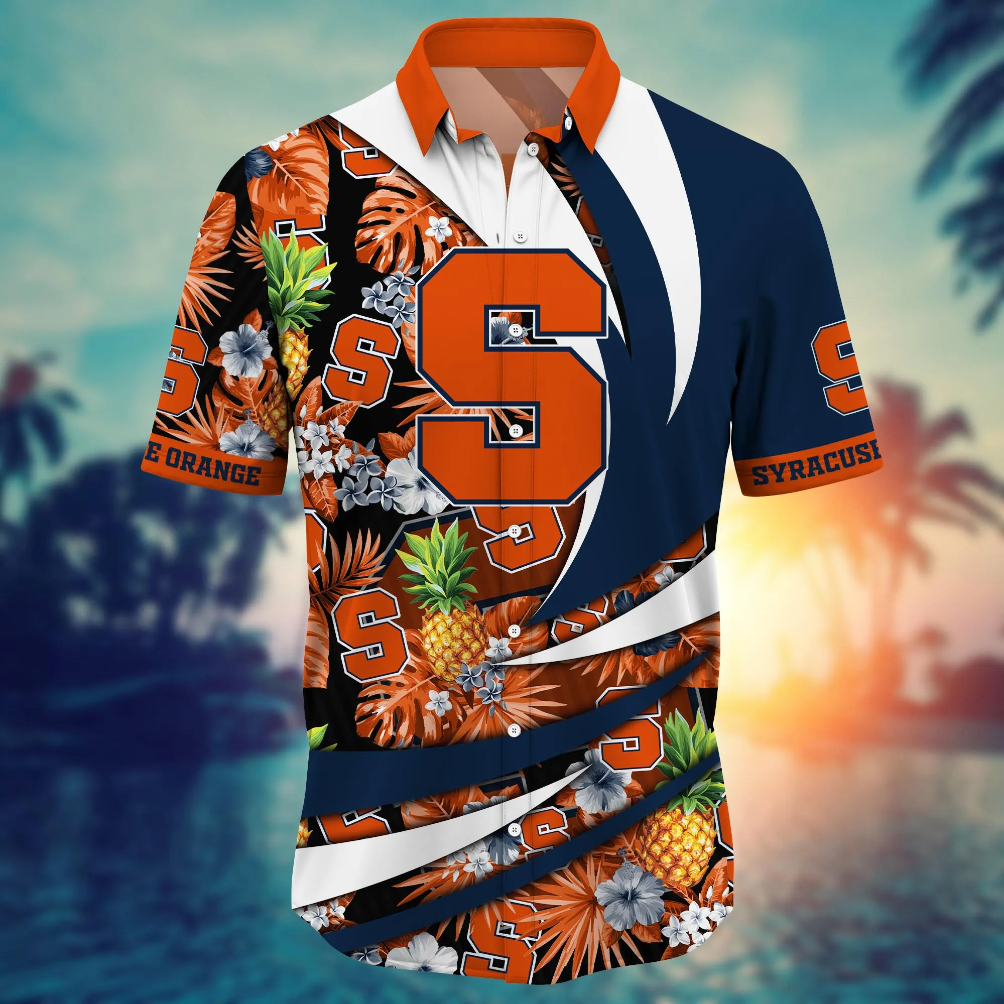 Syracuse Orange NCAA Hawaiian Shirt Water Sports Aloha Shirt