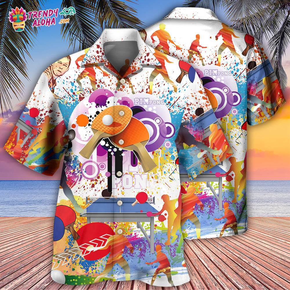 Table Tennis Is My Therapy Hawaiian Shirt – Trendy Aloha