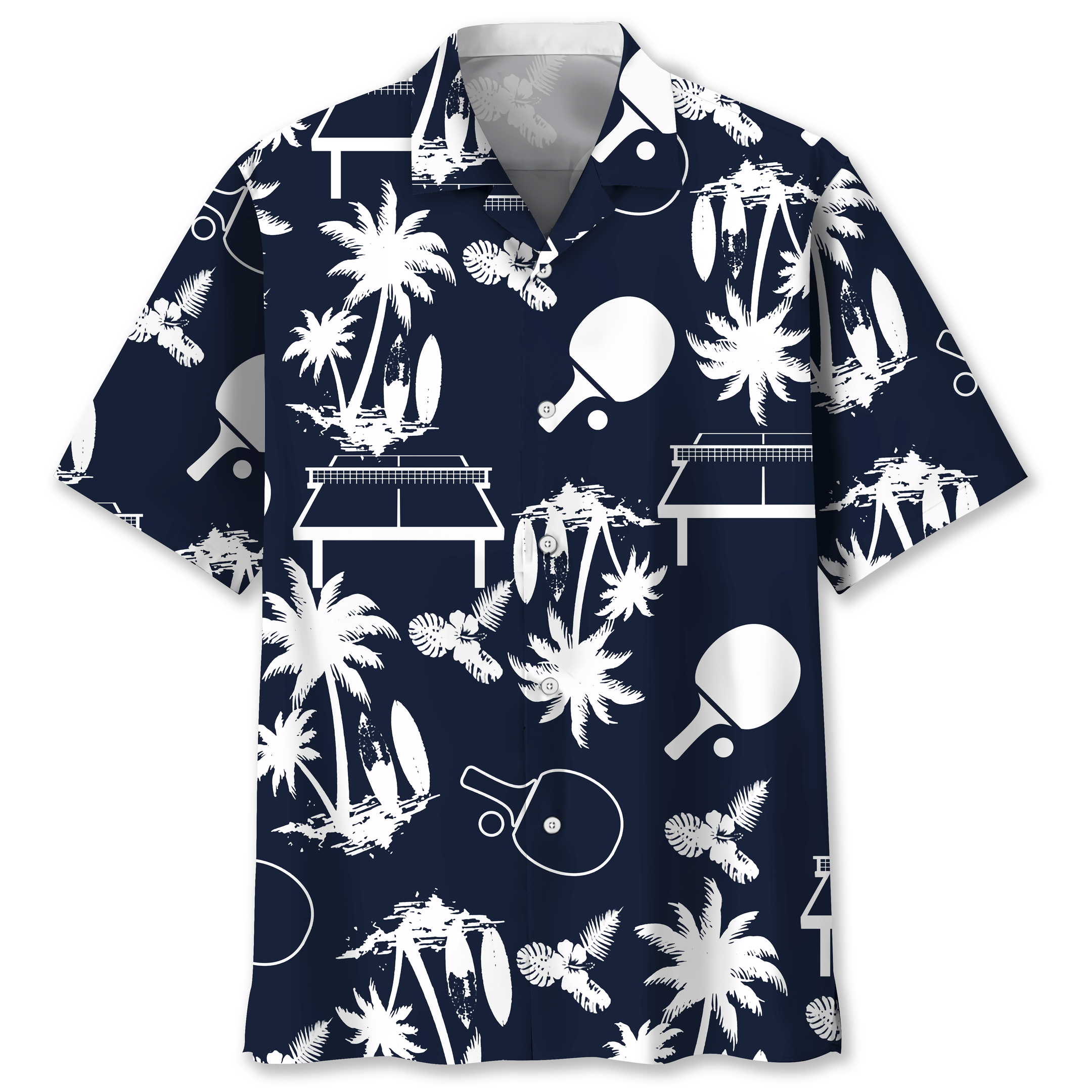 Table Tennis Trendy Hawaiian Shirt