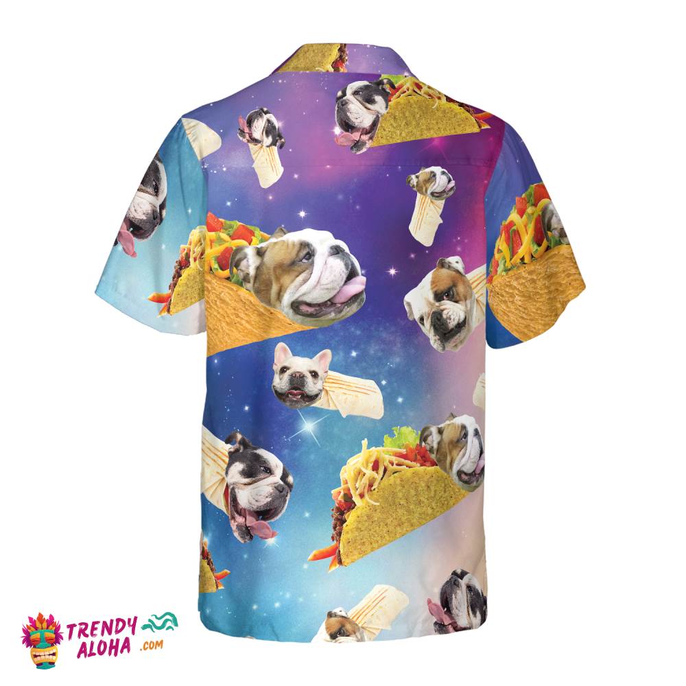 Taco Bulldog Shirt For Men Hawaiian Shirt