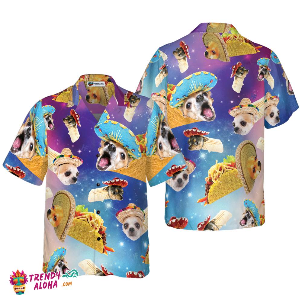 Taco Chihuahua Dog Hawaiian Shirt