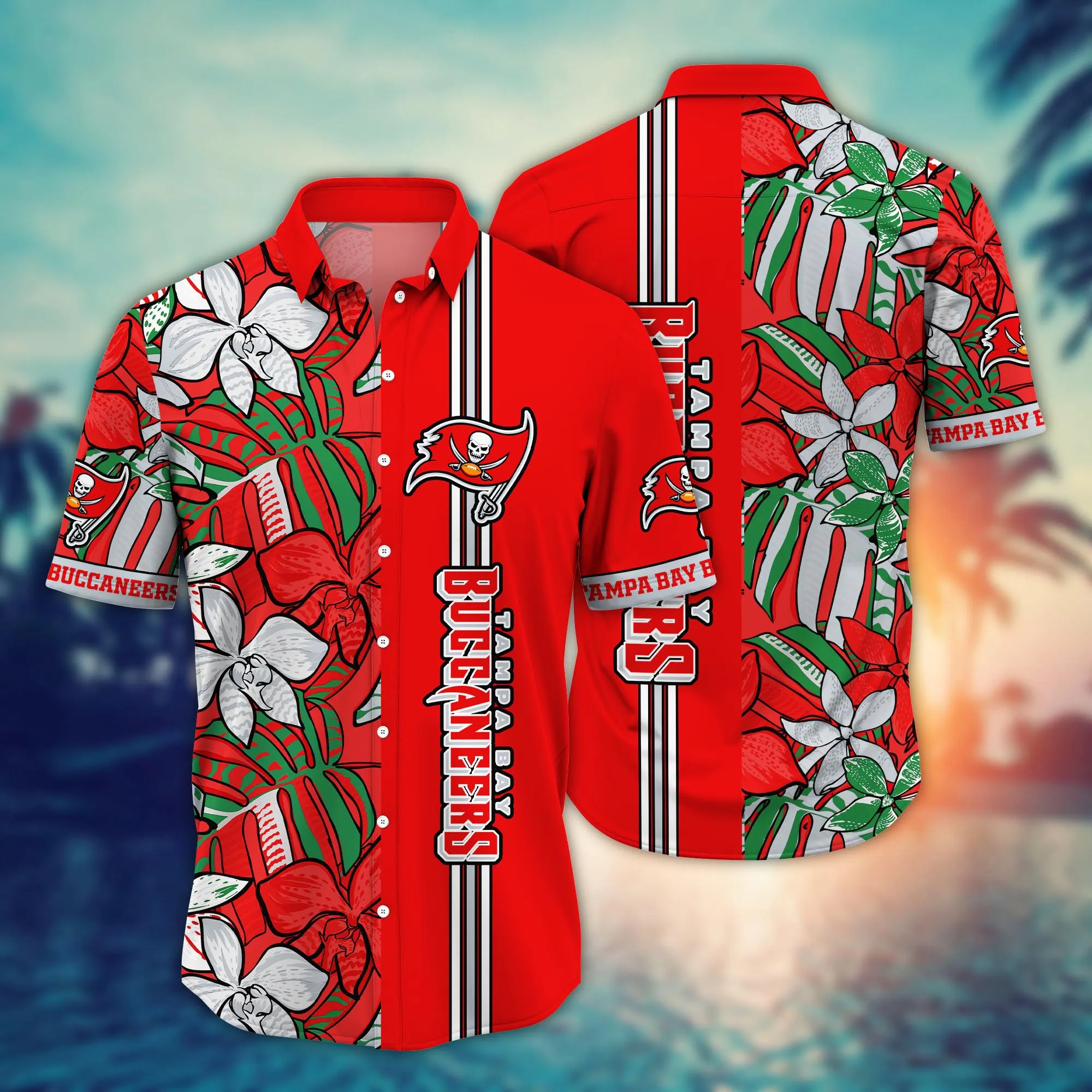 Tampa Bay Buccaneers NFL Hawaiian Shirt Heatwave Aloha Shirt