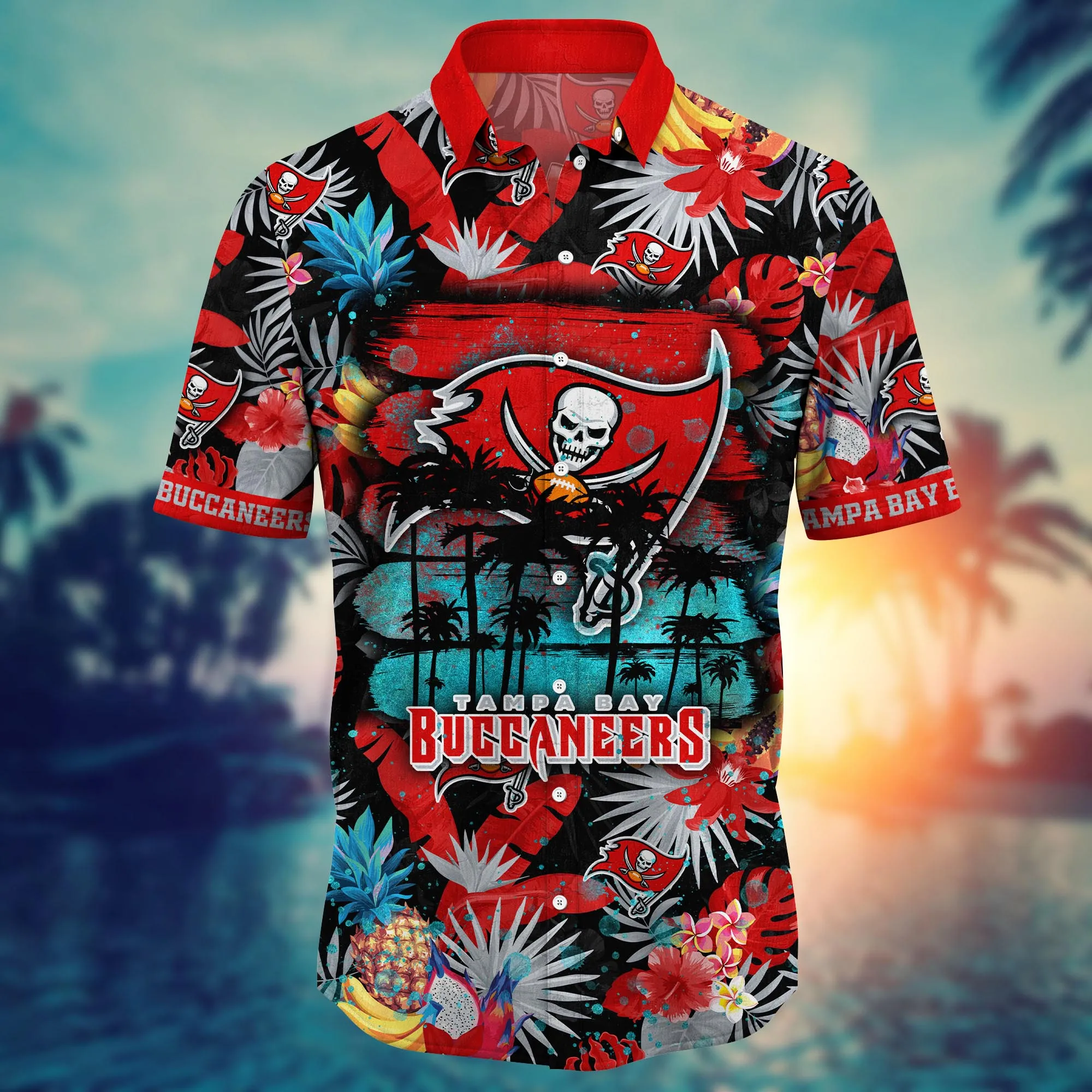 Tampa Bay Buccaneers NFL Hawaiian Shirt Sandalstime Aloha Shirt