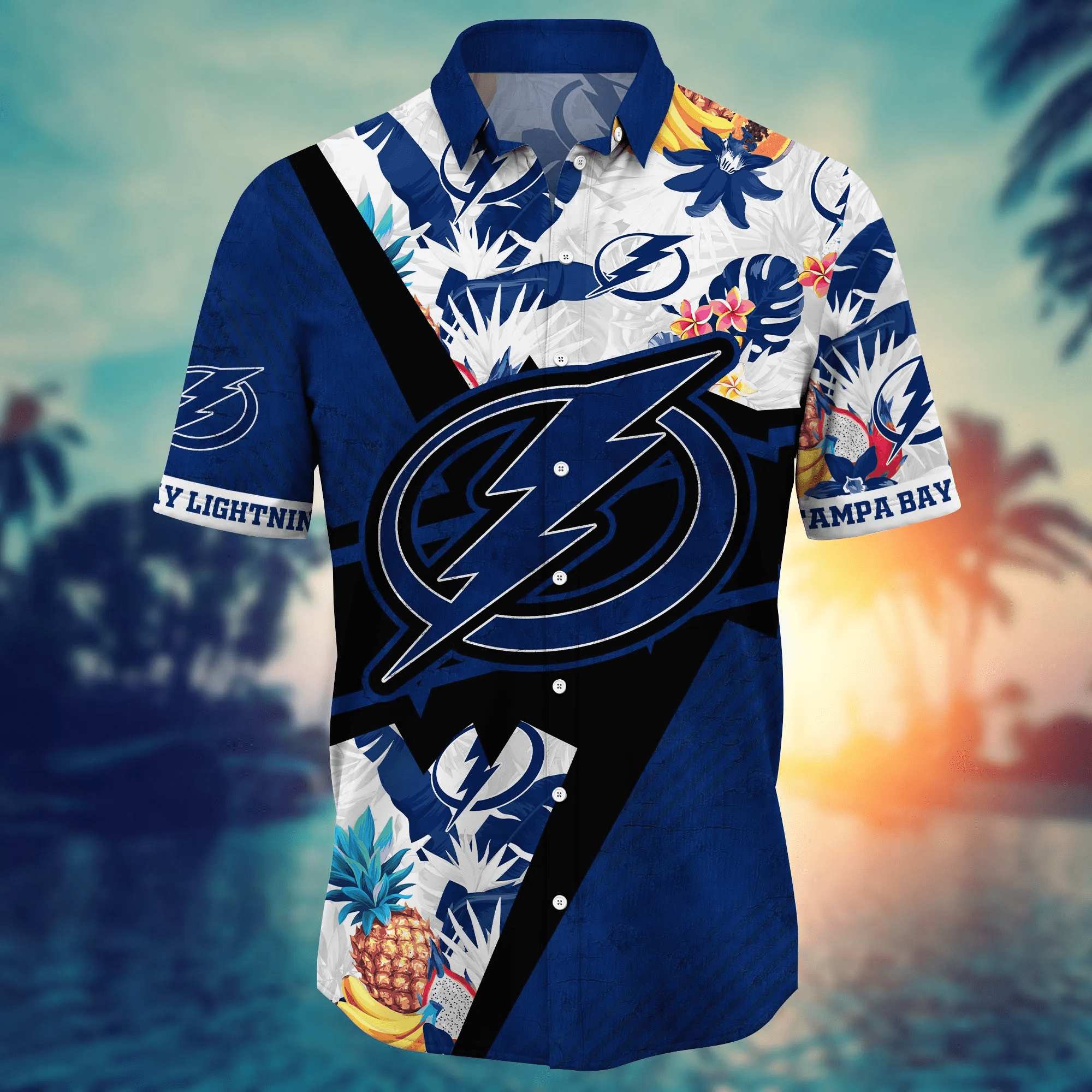 Tampa Bay Lightning NHL Hawaiian Shirt Beach Balls Aloha Shirt