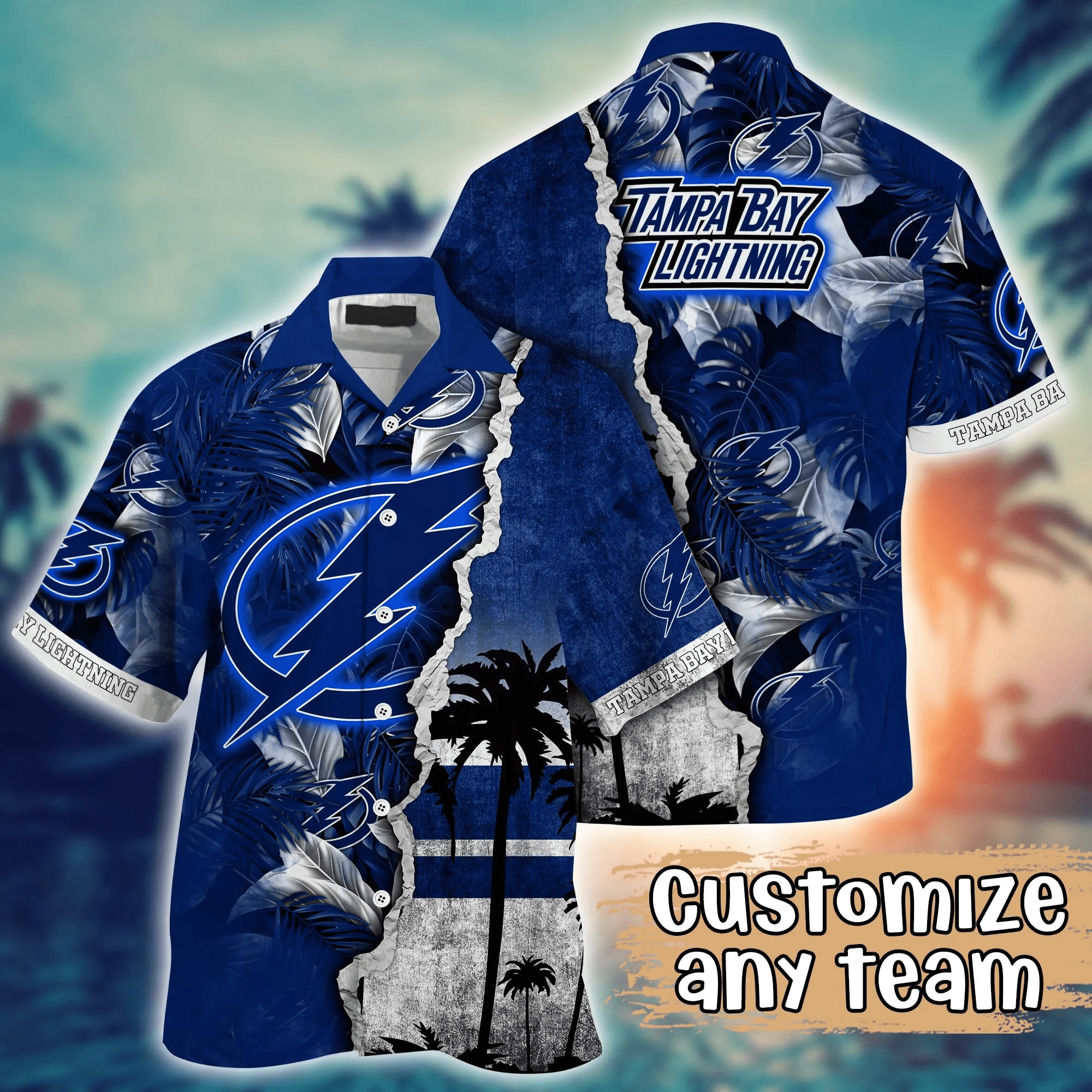 Tampa Bay Lightning NHL Hawaiian Shirt Custom Music Festivals Aloha Shirt Tampa Bay Lightning NHL Hawaiian Shirt Custom Music Festivals Aloha Shirt