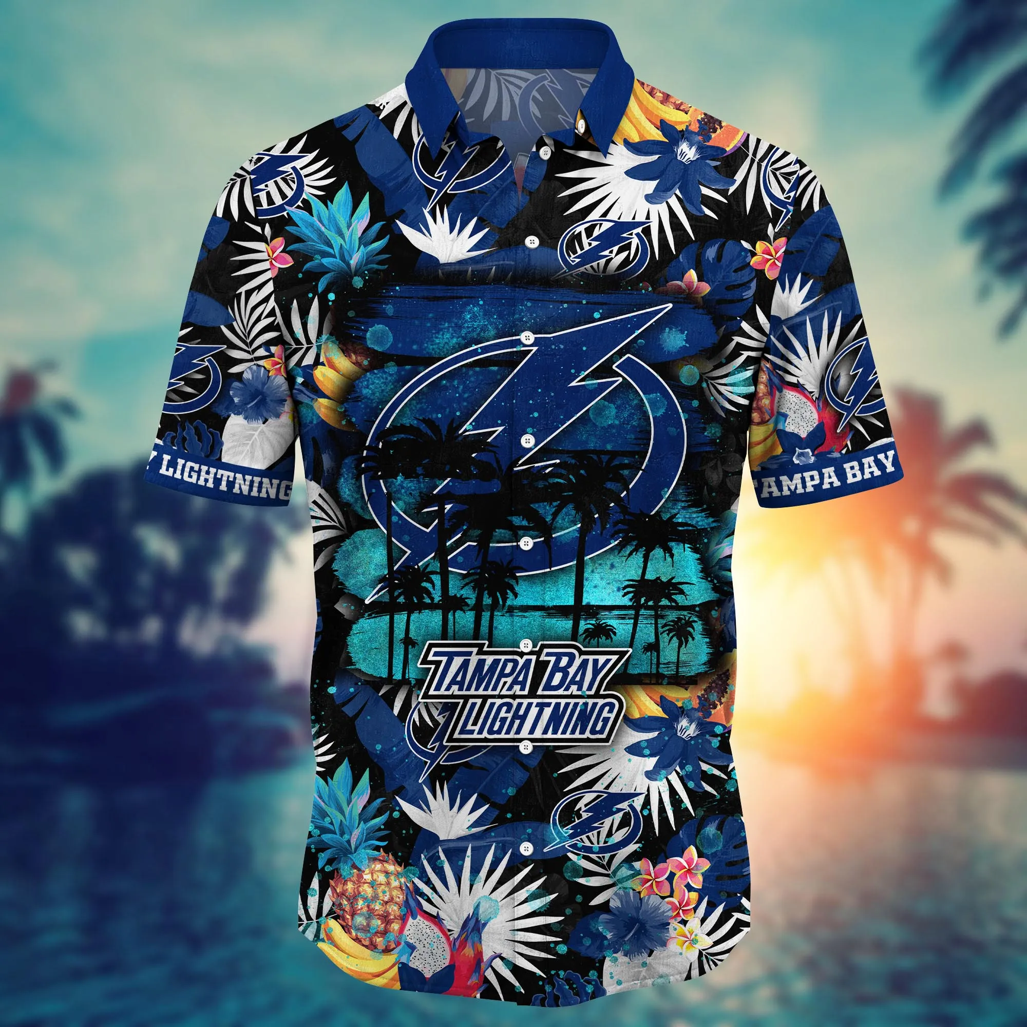 Tampa Bay Lightning NHL Hawaiian Shirt Getawaystime Aloha Shirt