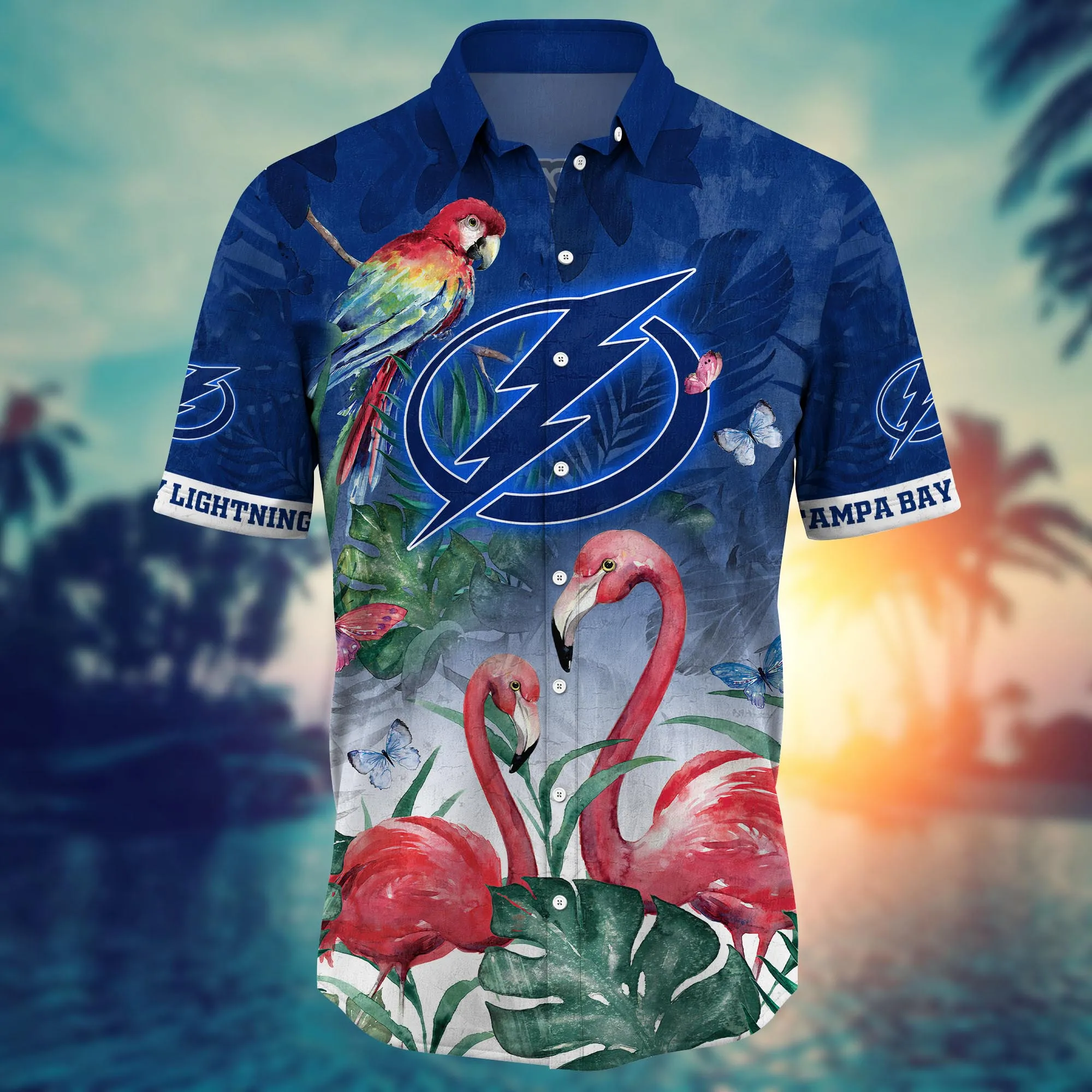 Tampa Bay Lightning NHL Hawaiian Shirt Heat Aloha Shirt