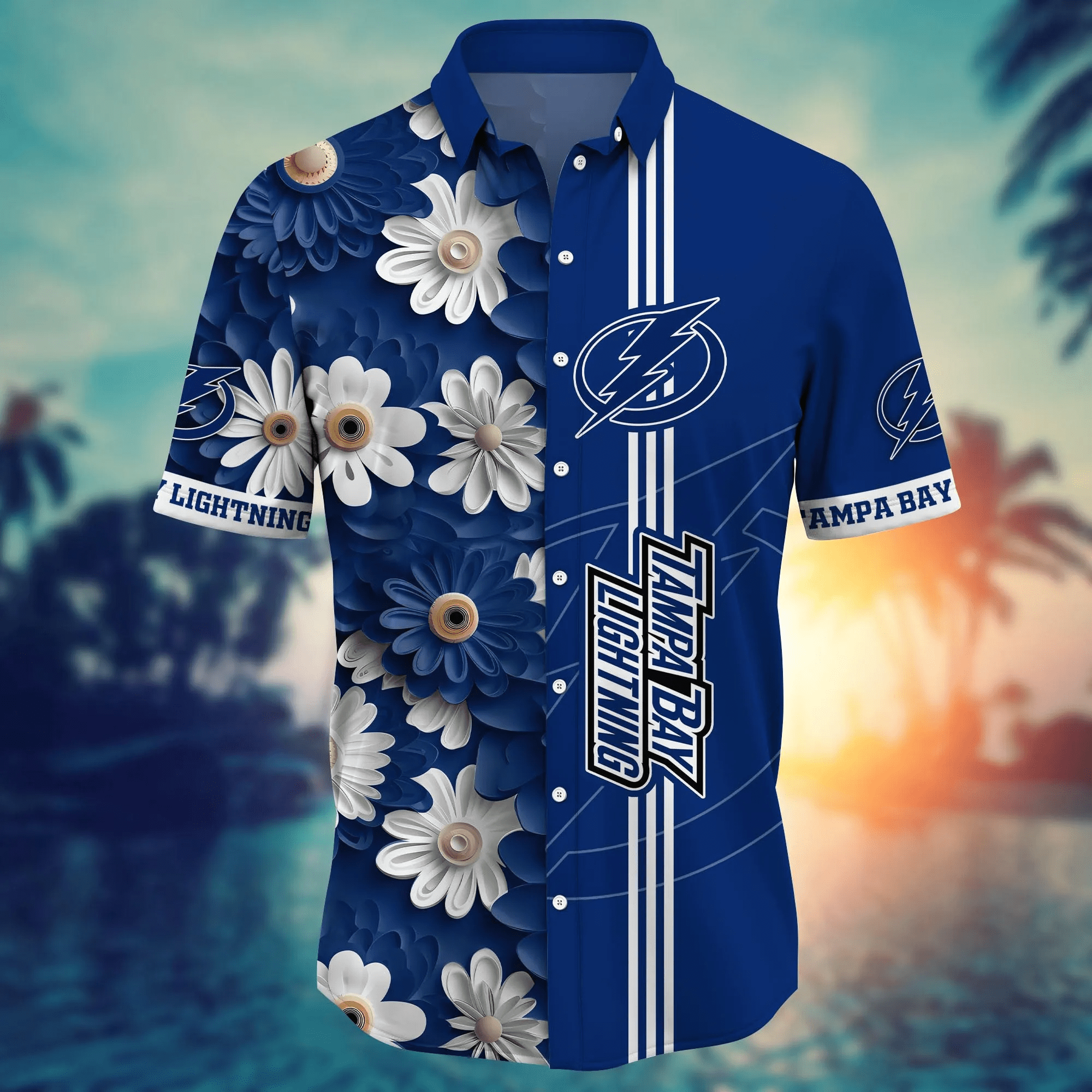 Tampa Bay Lightning NHL Hawaiian Shirt High Temperatures Aloha Shirt