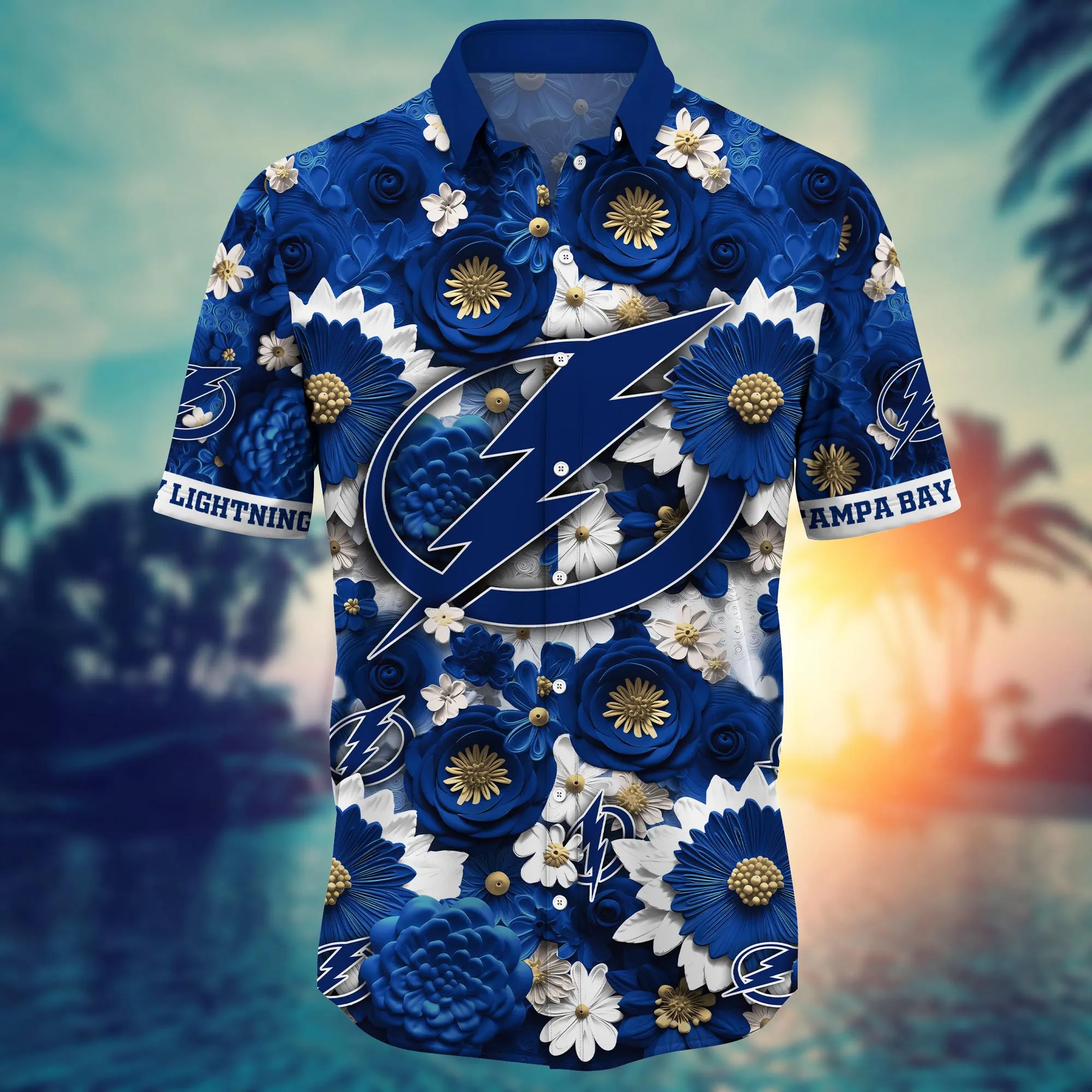 Tampa Bay Lightning NHL Hawaiian Shirt Trending For This Summer Customize Shirt Any Team