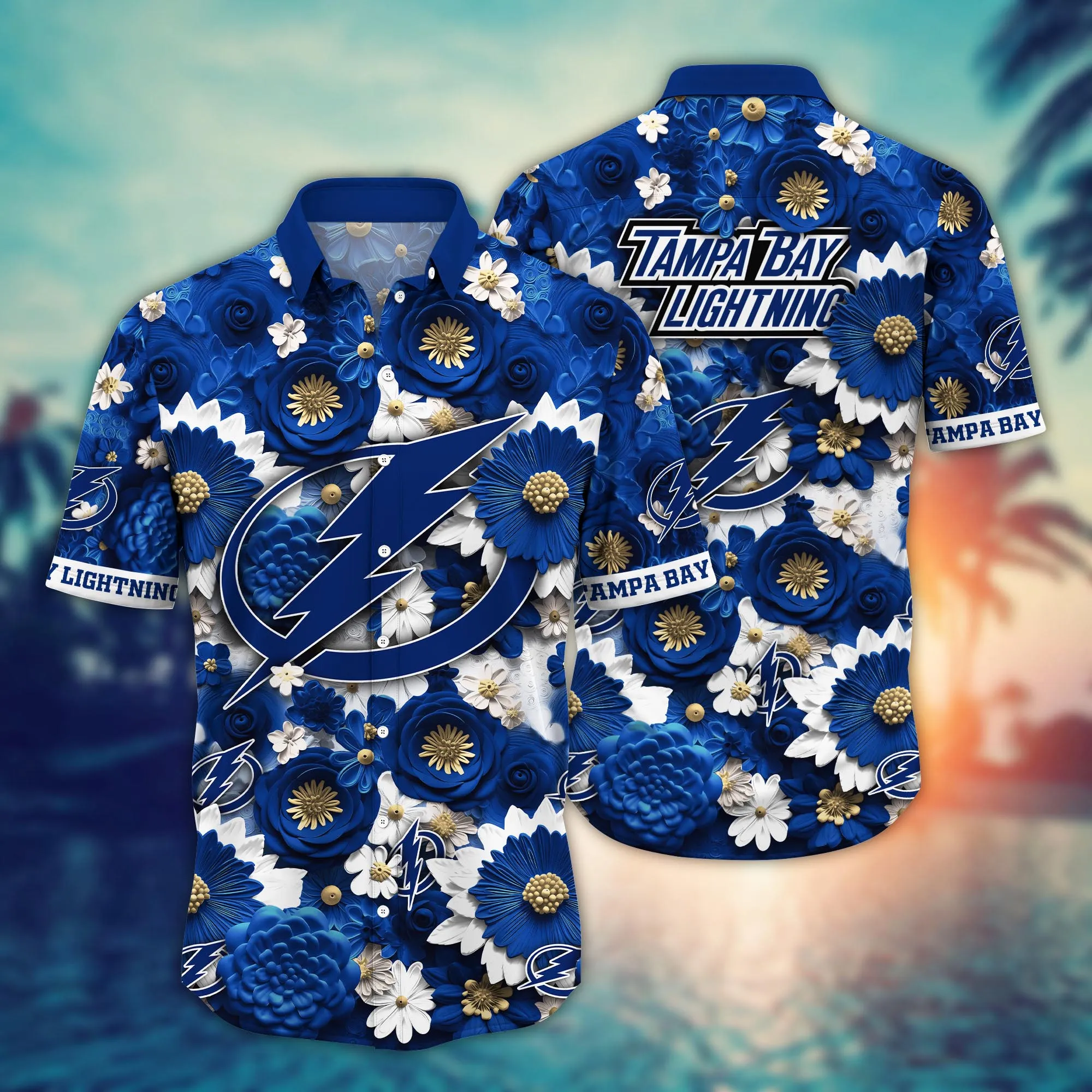 Tampa Bay Lightning NHL Hawaiian Shirt Trending For This Summer Customize Shirt Any Team