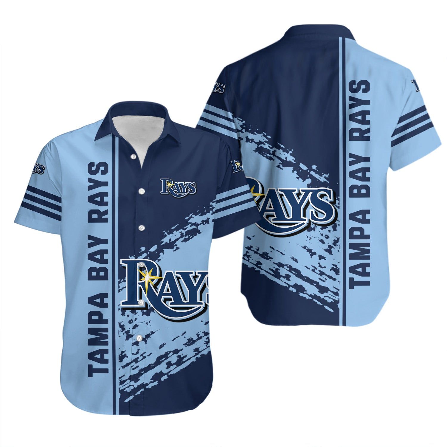 Tampa Bay Rays Hawaiian Shirt Quarter Style – MLB