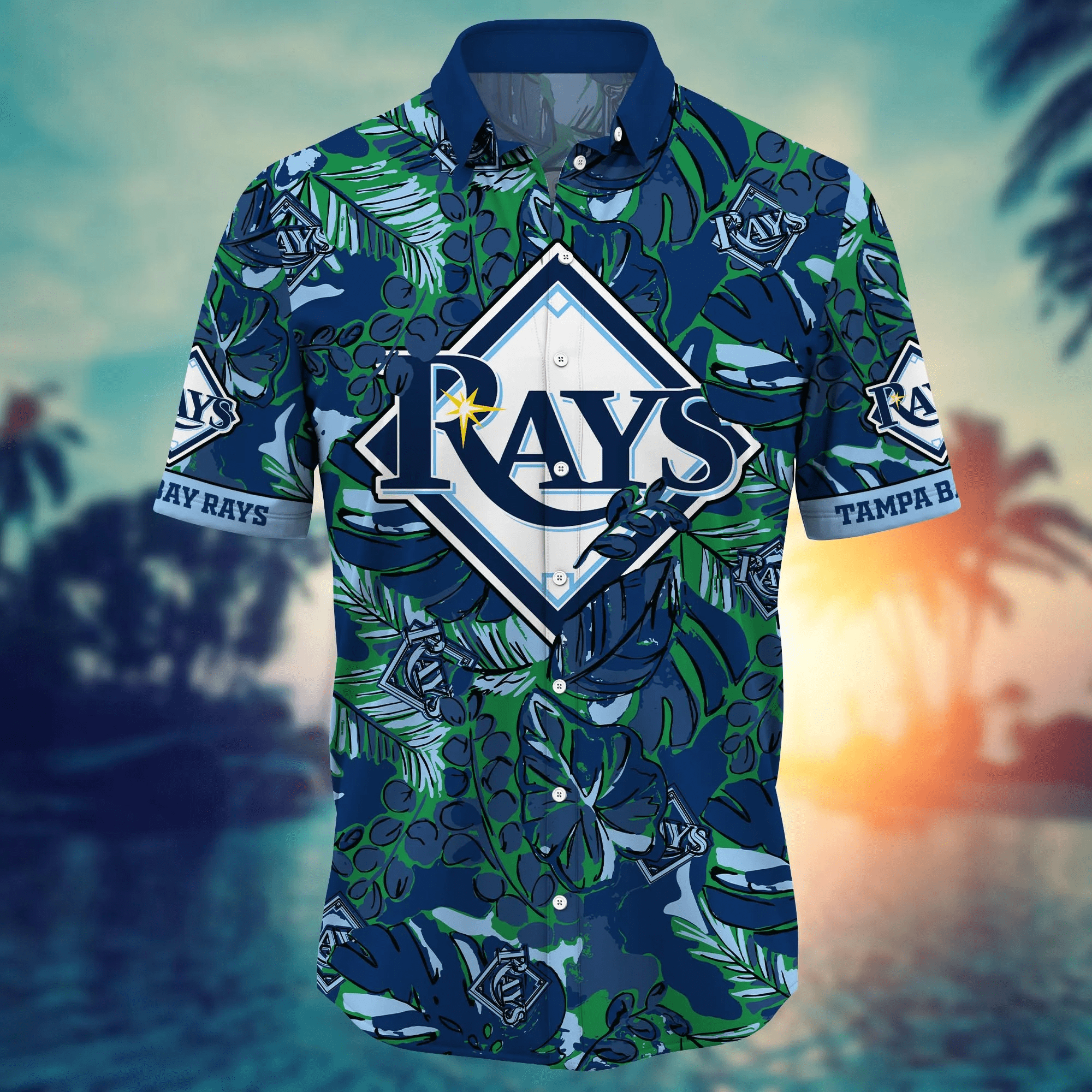 Tampa Bay Rays Hawaiian Shirt Warm Season Aloha Shirt