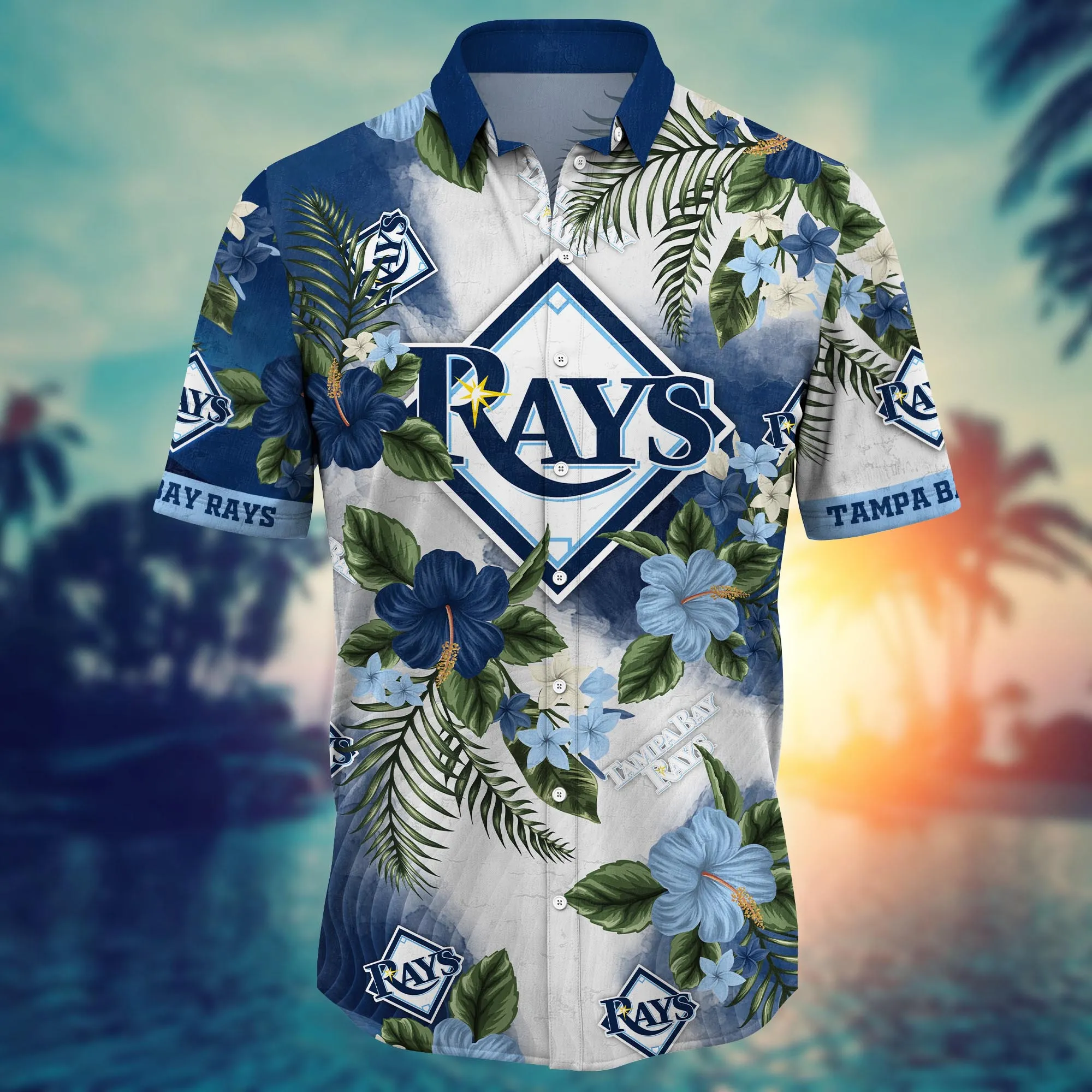 Tampa Bay Rays MLB Hawaiian Shirt Hot Seasontime Aloha Shirt