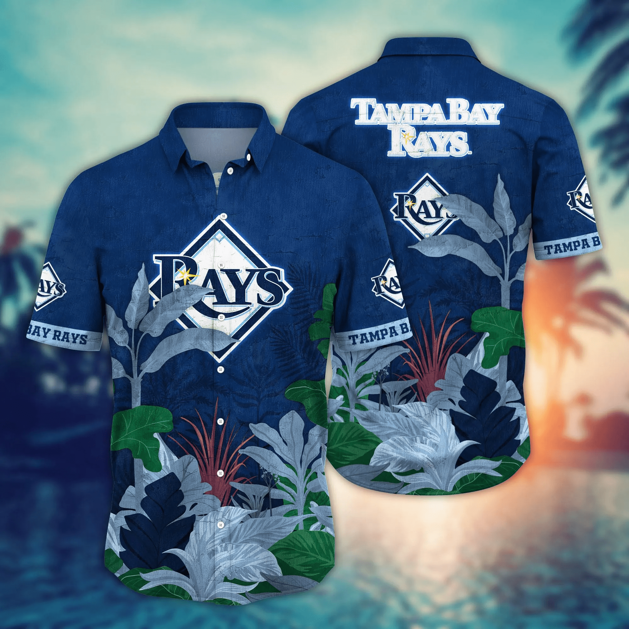 Tampa Bay Rays MLB Hawaiian Shirt Solstice Aloha Shirt