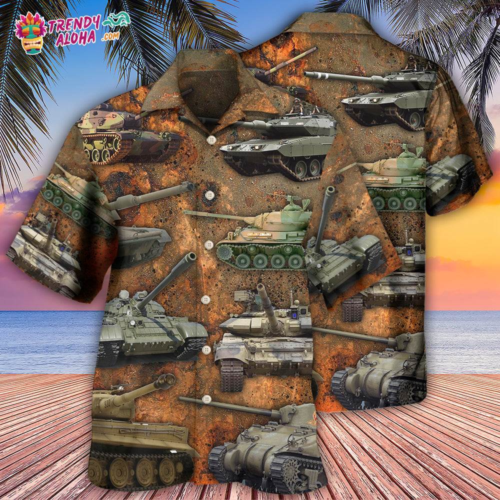 Tank Dusty Retro Vibe Hawaiian Shirt – Trendy Aloha