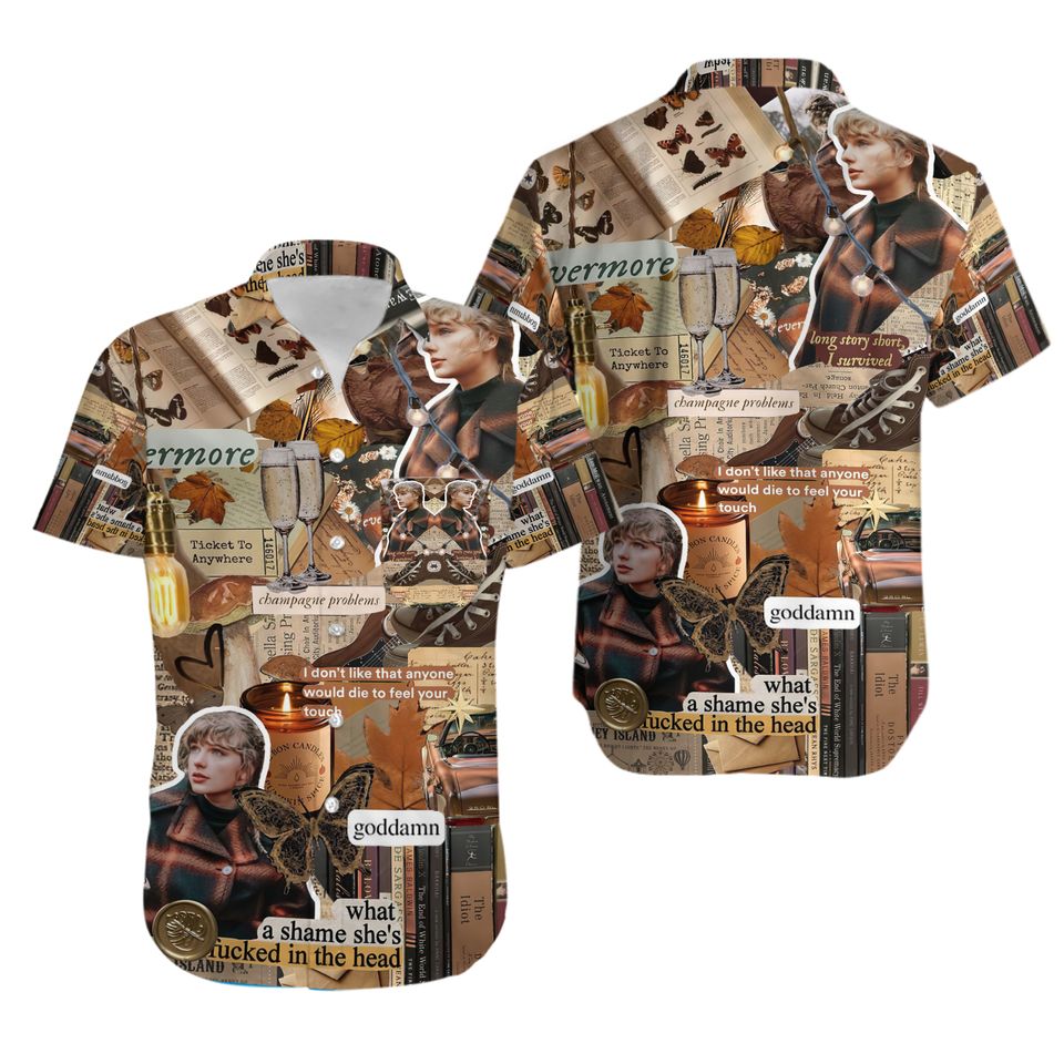Taylor Swift Eras Tour Tropical Hawaiian Shirt – Concert-Ready Summer Design