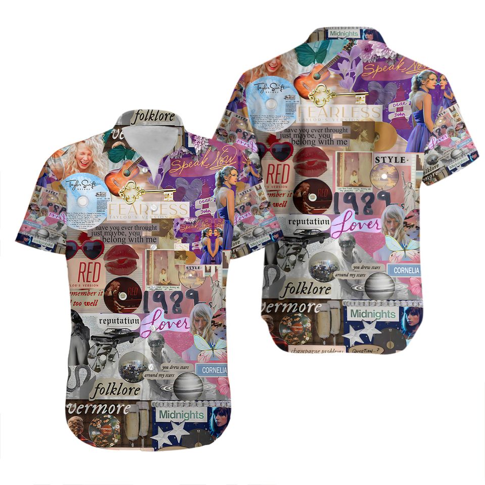 Taylor Swift Eras Tour Tropical Hawaiian Shirt – Limited Summer Edition