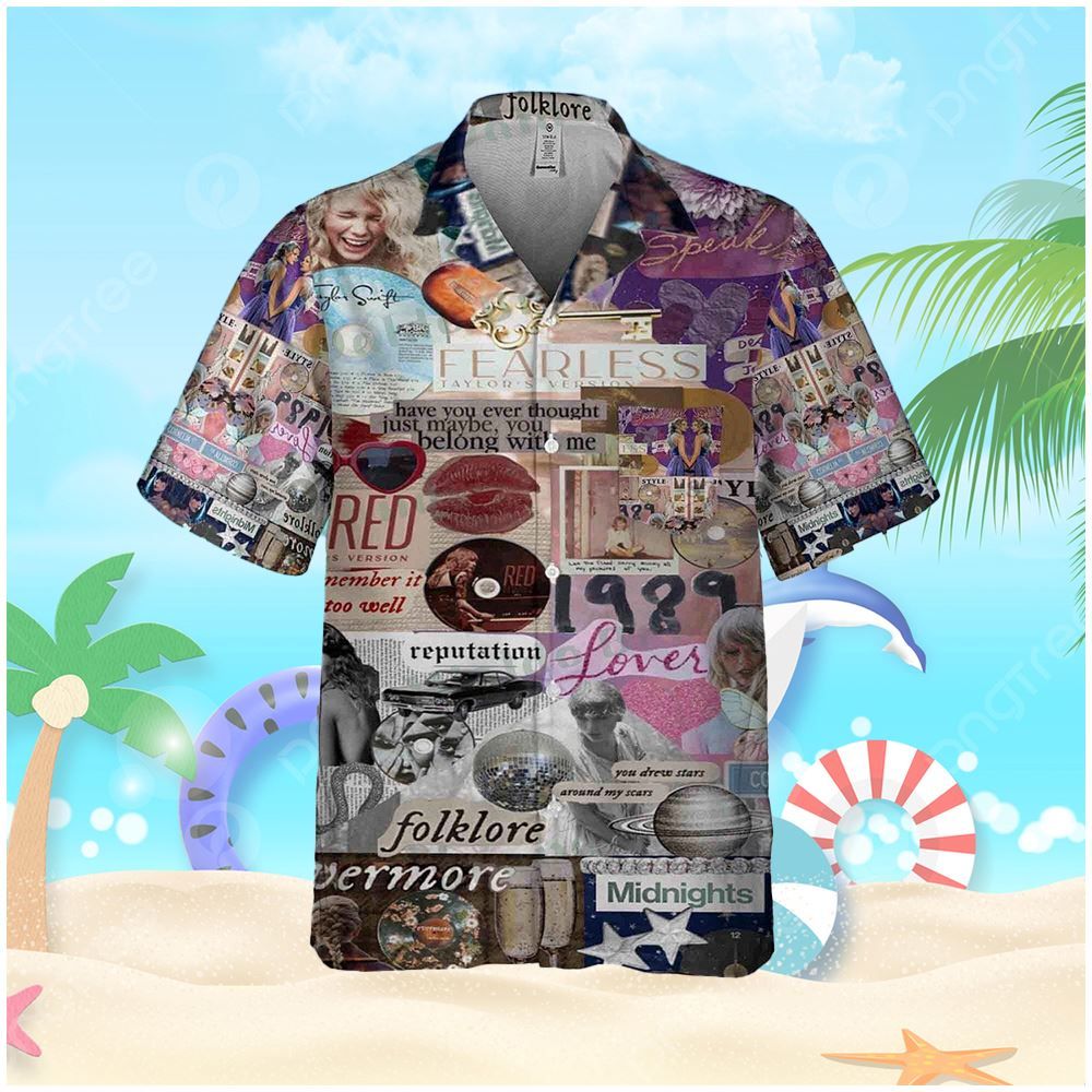Taylor Swift Swiftie The Eras Tour Hawaiian Shirt