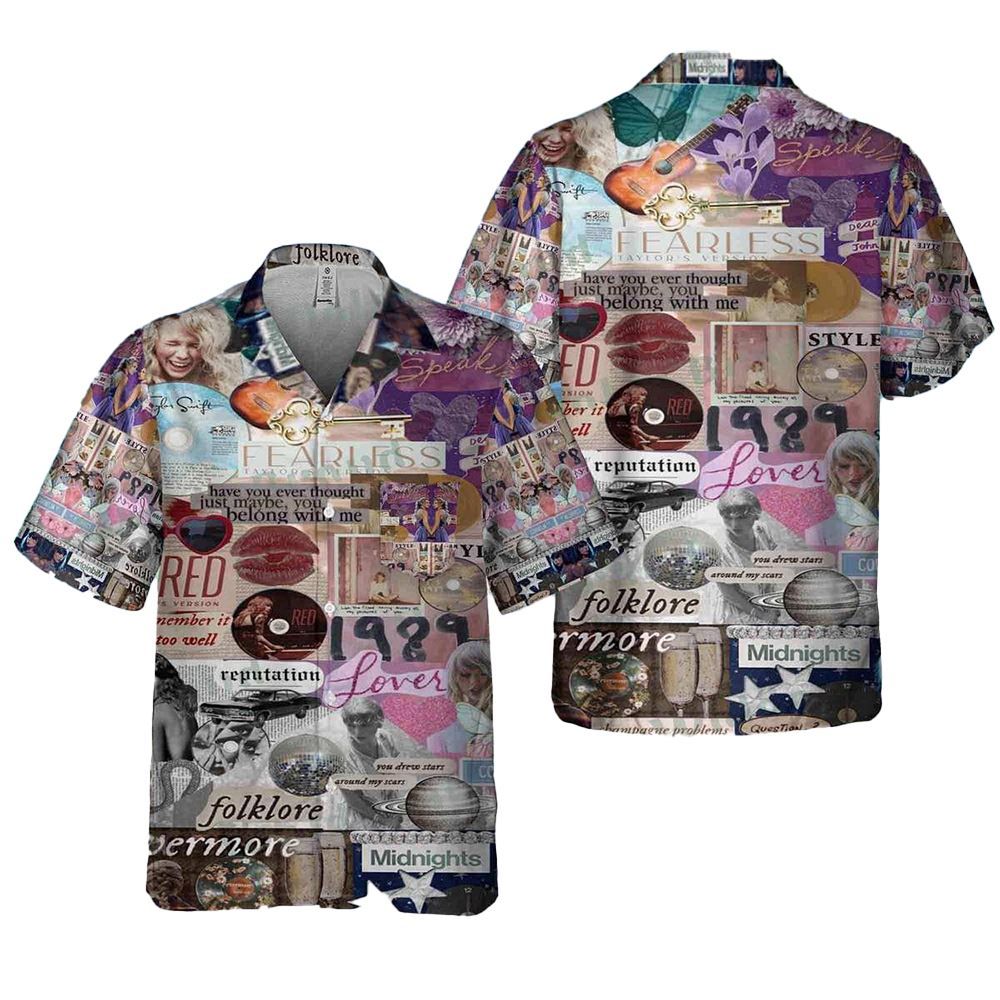 Taylor Swift Swiftie The Eras Tour Hawaiian Shirt