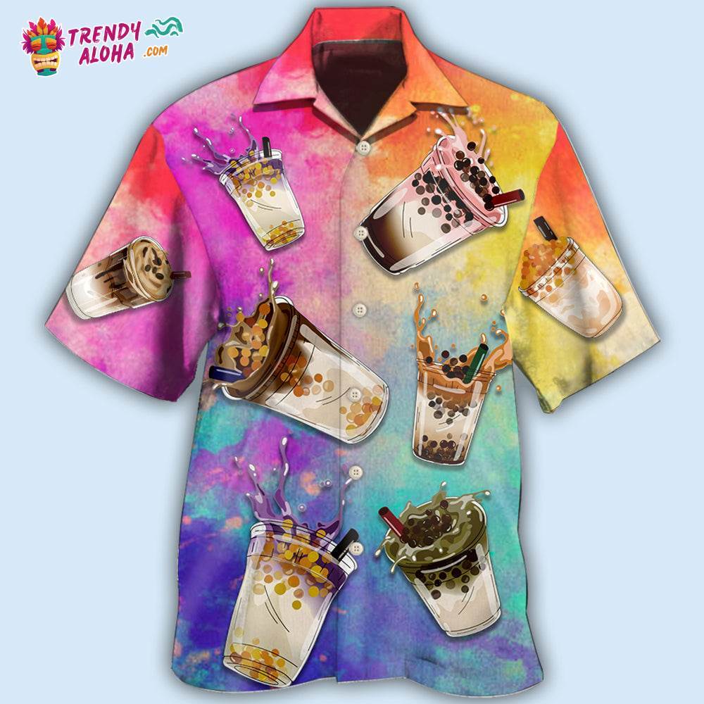 Tea Milktea Boba Milktea Style Hawaiian Shirt – Trendy Aloha