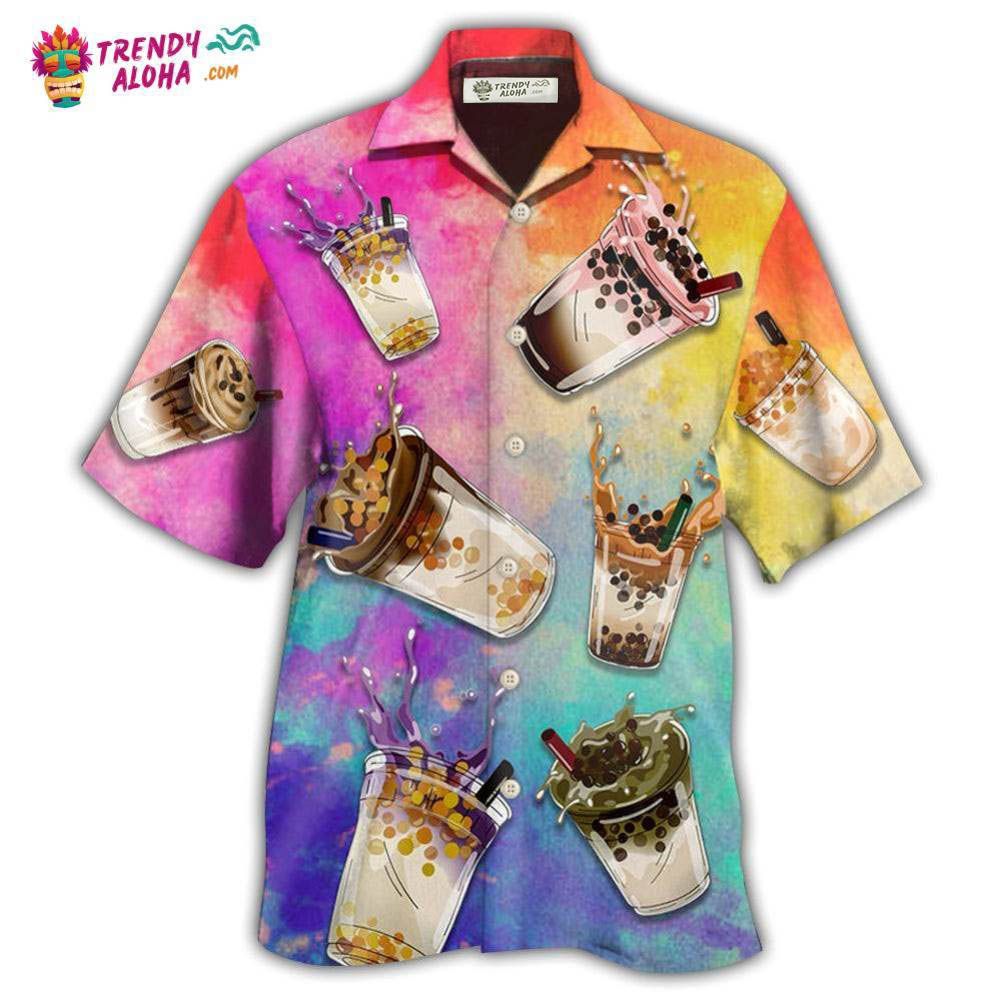 Tea Milktea Boba Milktea Style Hawaiian Shirt – Trendy Aloha Tea Milktea Boba Milktea Style Hawaiian Shirt – Trendy Aloha