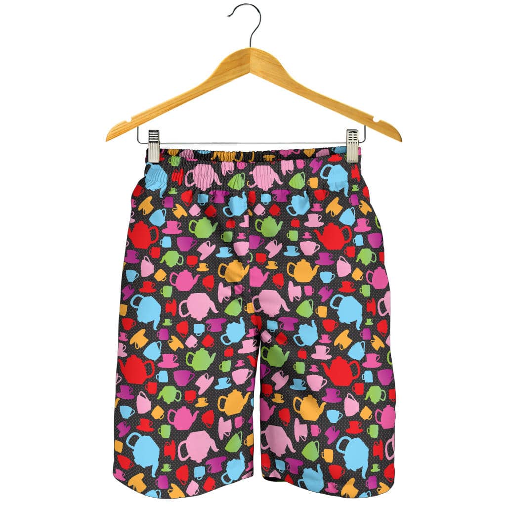 Tea Pots Pattern Print Design 01 For Men Women Kid Shorts
