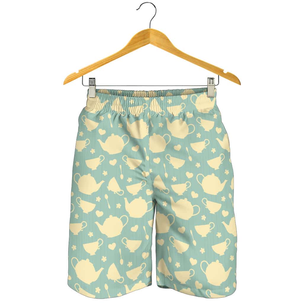 Tea Pots Pattern Print Design 02 For Men Women Kid Shorts