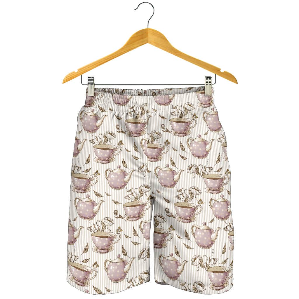 Tea Pots Pattern Print Design 03 For Men Women Kid Shorts